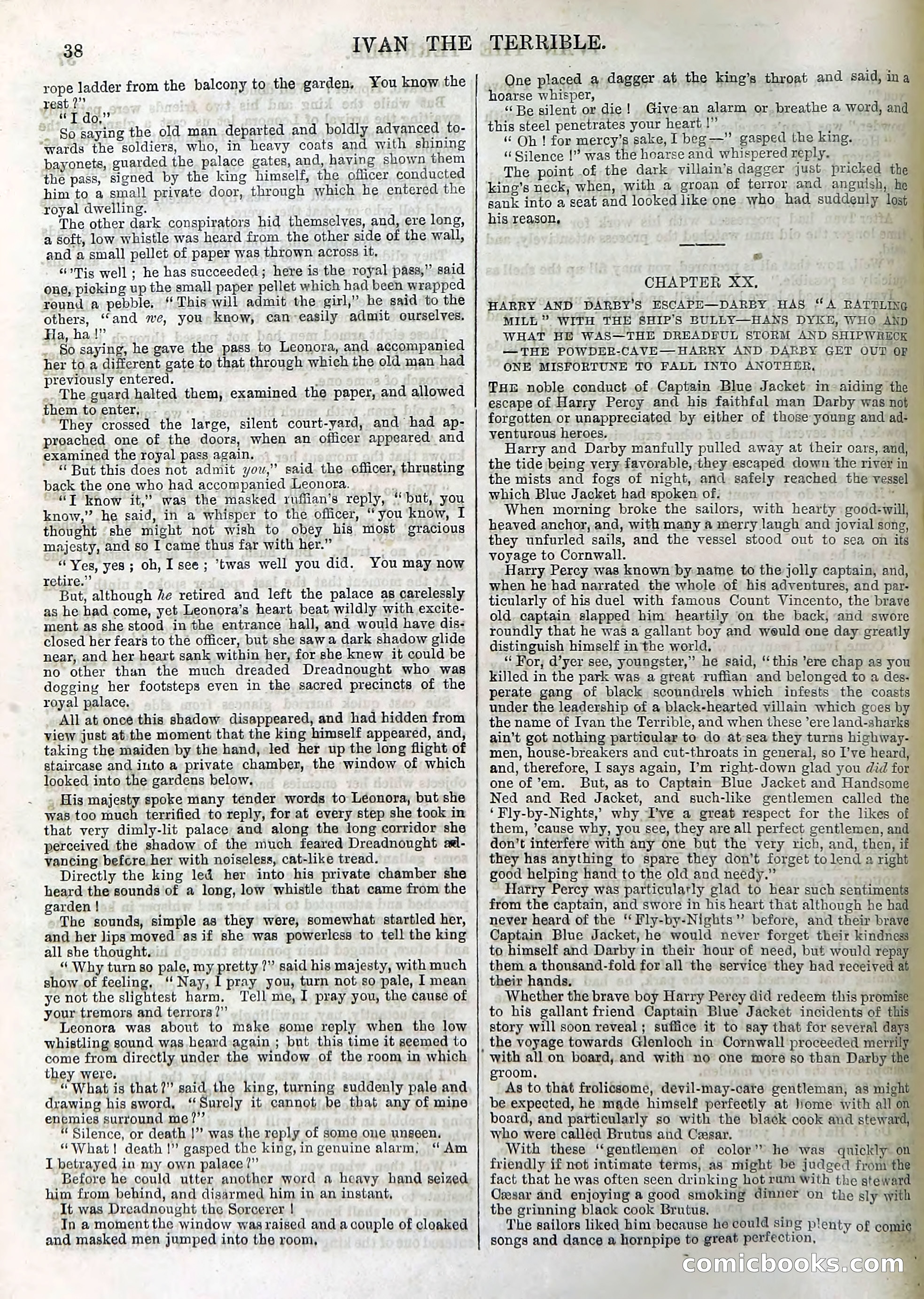 Ivan the Terrible; or, Dark Deeds of Night — page 42: Penny Dreadfuls, 1866