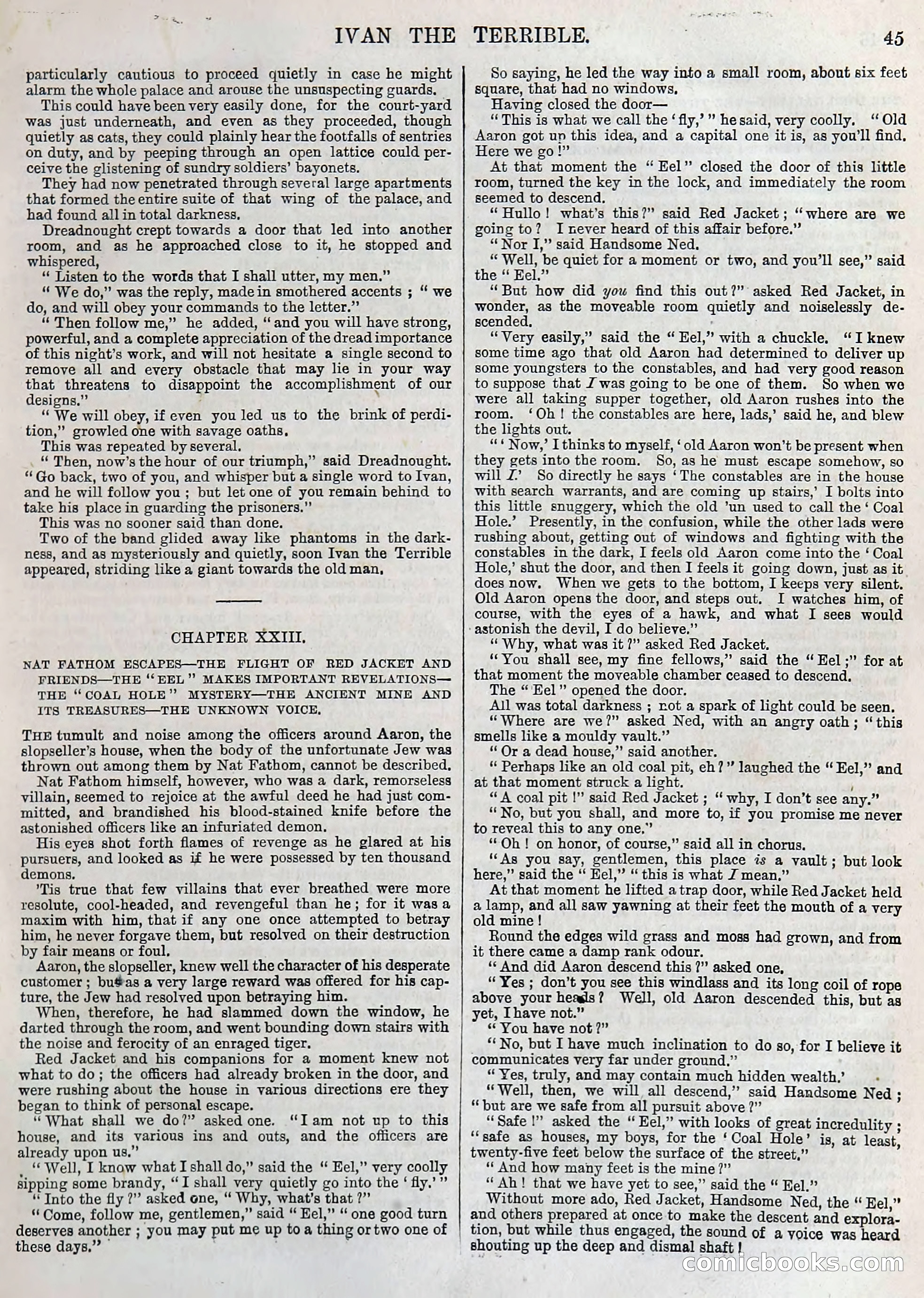 Ivan the Terrible; or, Dark Deeds of Night — page 49: Penny Dreadfuls, 1866