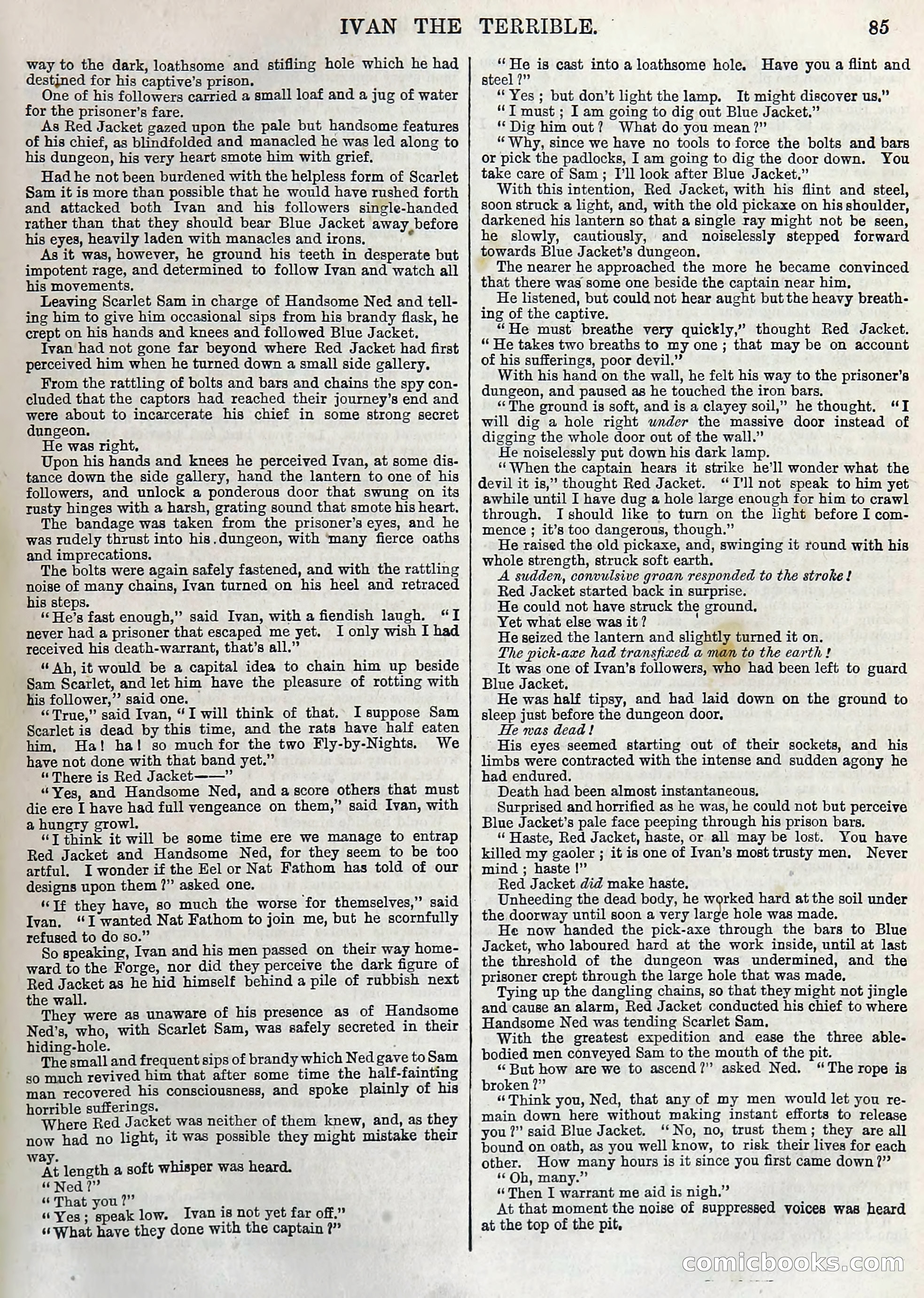 Ivan the Terrible; or, Dark Deeds of Night — page 89: Penny Dreadfuls, 1866