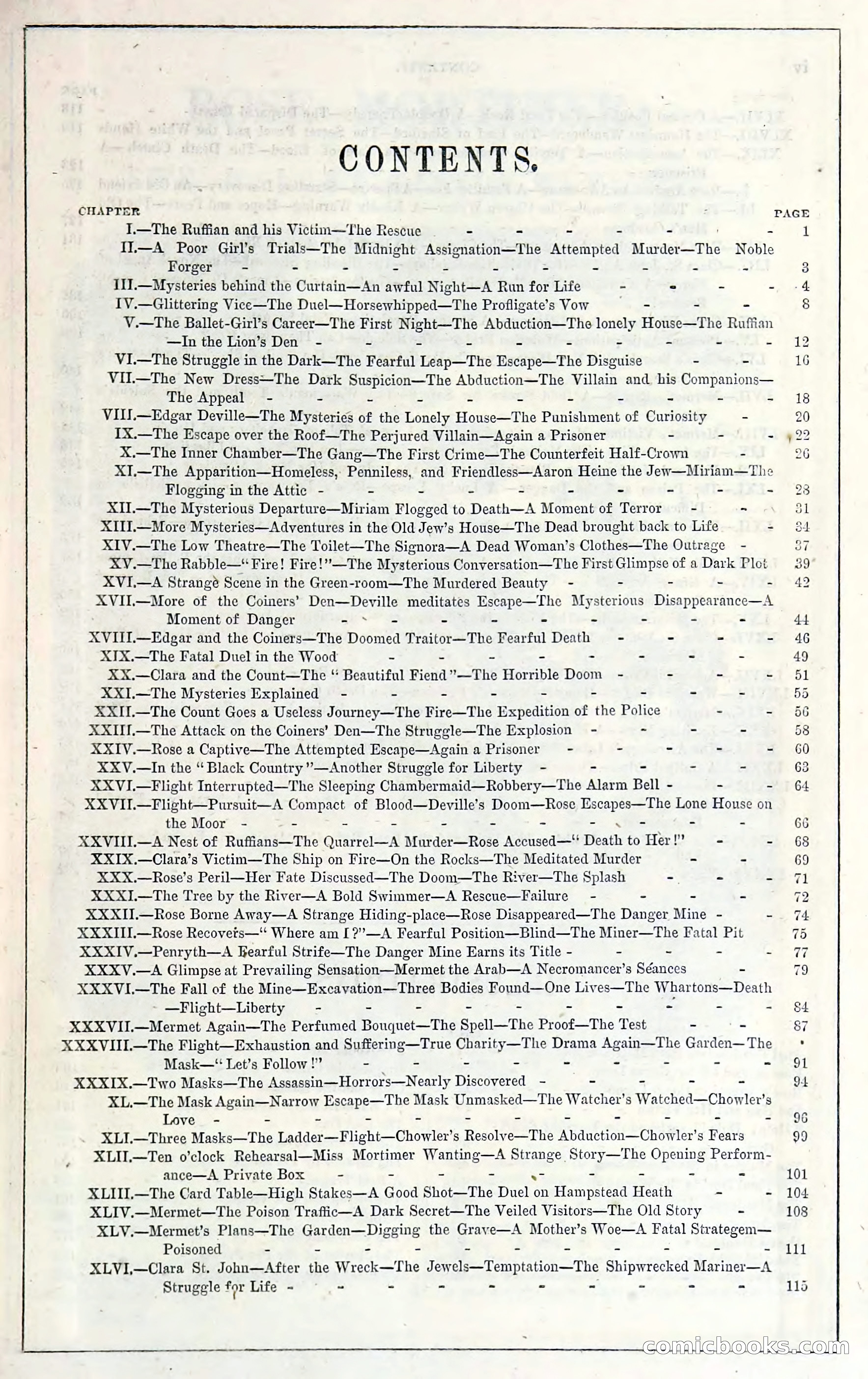 Rose Mortimer; Or, The Ballet-Girl's Revenge — page 7: Penny Dreadfuls, 1865