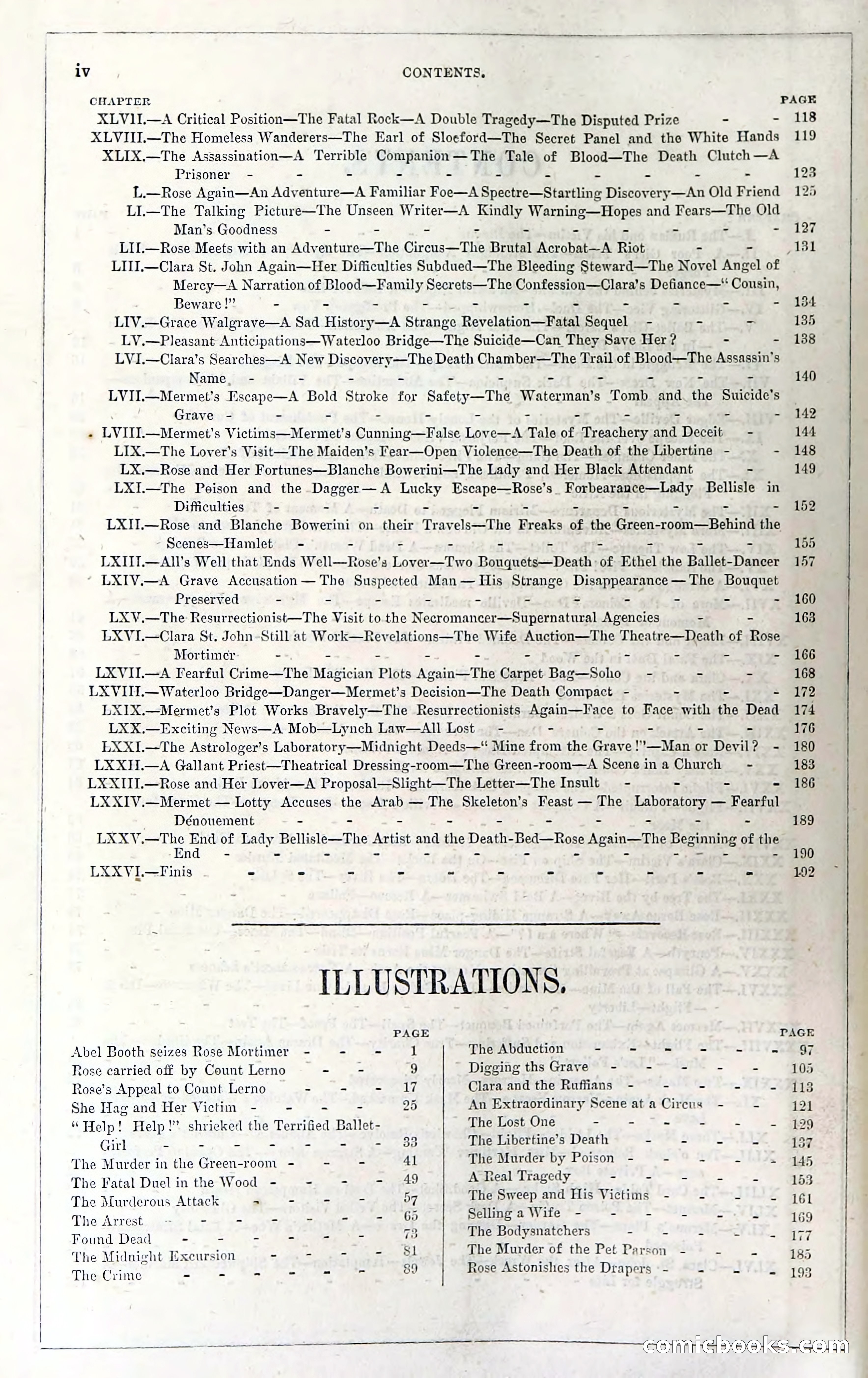 Rose Mortimer; Or, The Ballet-Girl's Revenge — page 8: Penny Dreadfuls, 1865