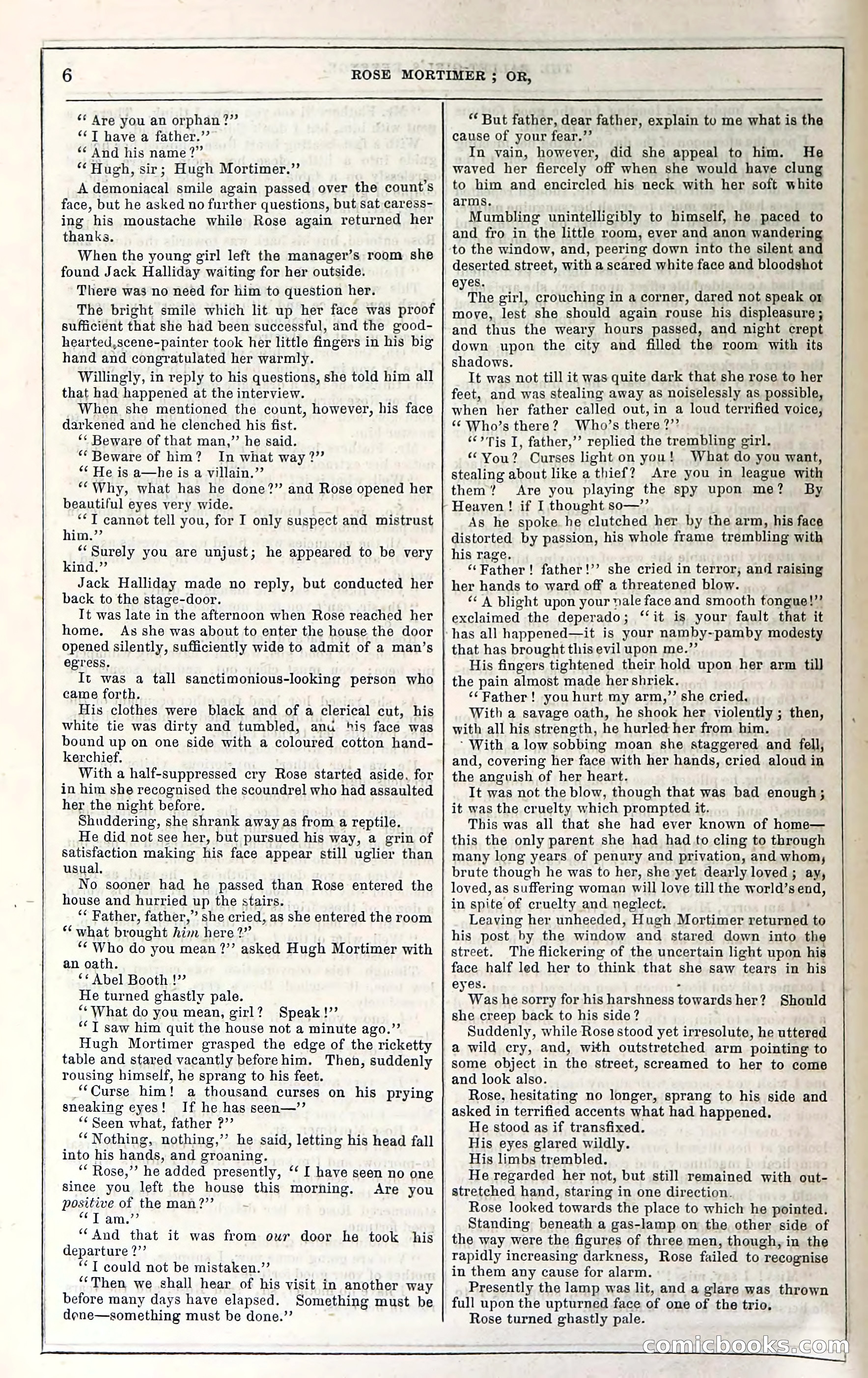 Rose Mortimer; Or, The Ballet-Girl's Revenge — page 14: Penny Dreadfuls, 1865