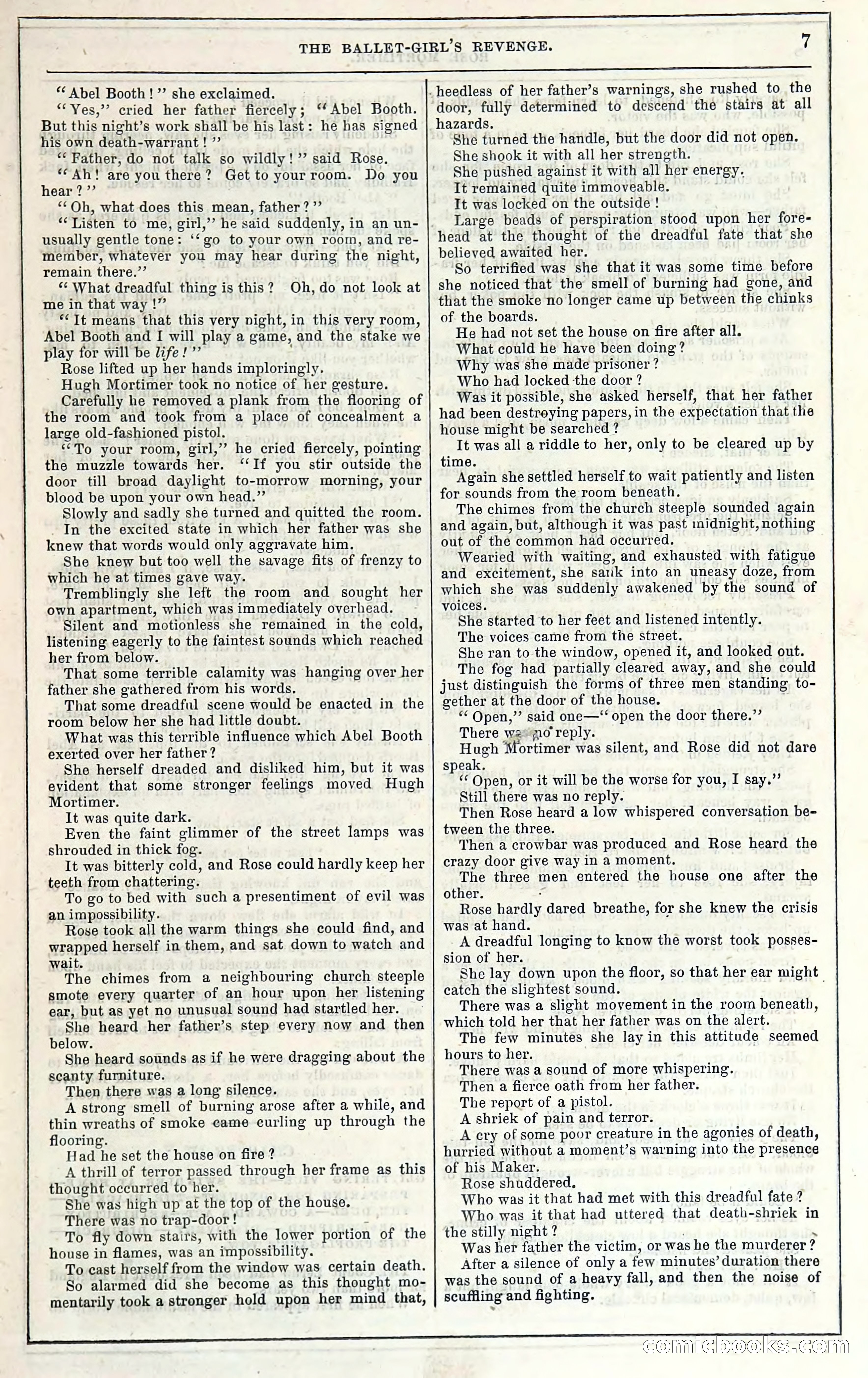 Rose Mortimer; Or, The Ballet-Girl's Revenge — page 15: Penny Dreadfuls, 1865