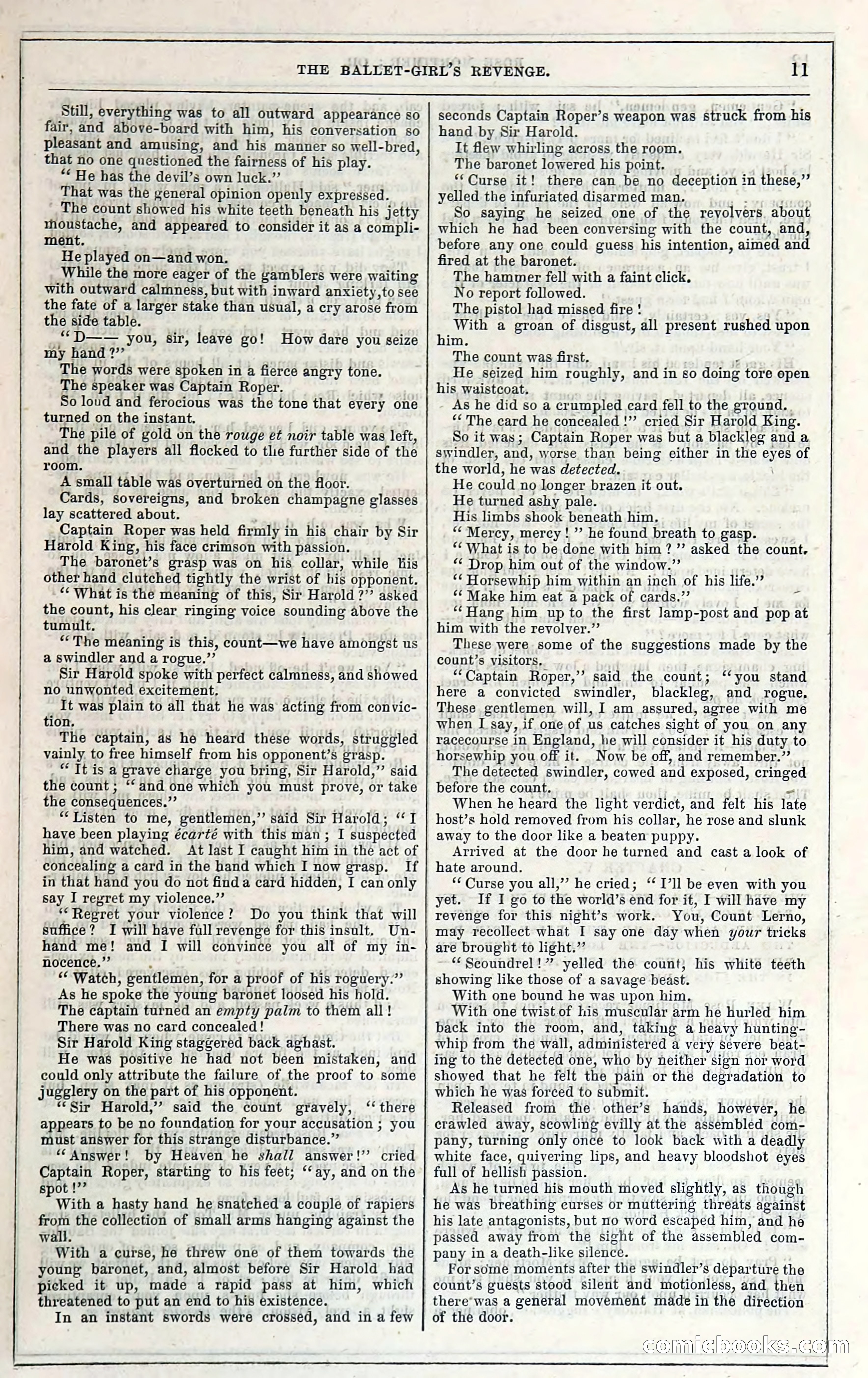 Rose Mortimer; Or, The Ballet-Girl's Revenge — page 19: Penny Dreadfuls, 1865