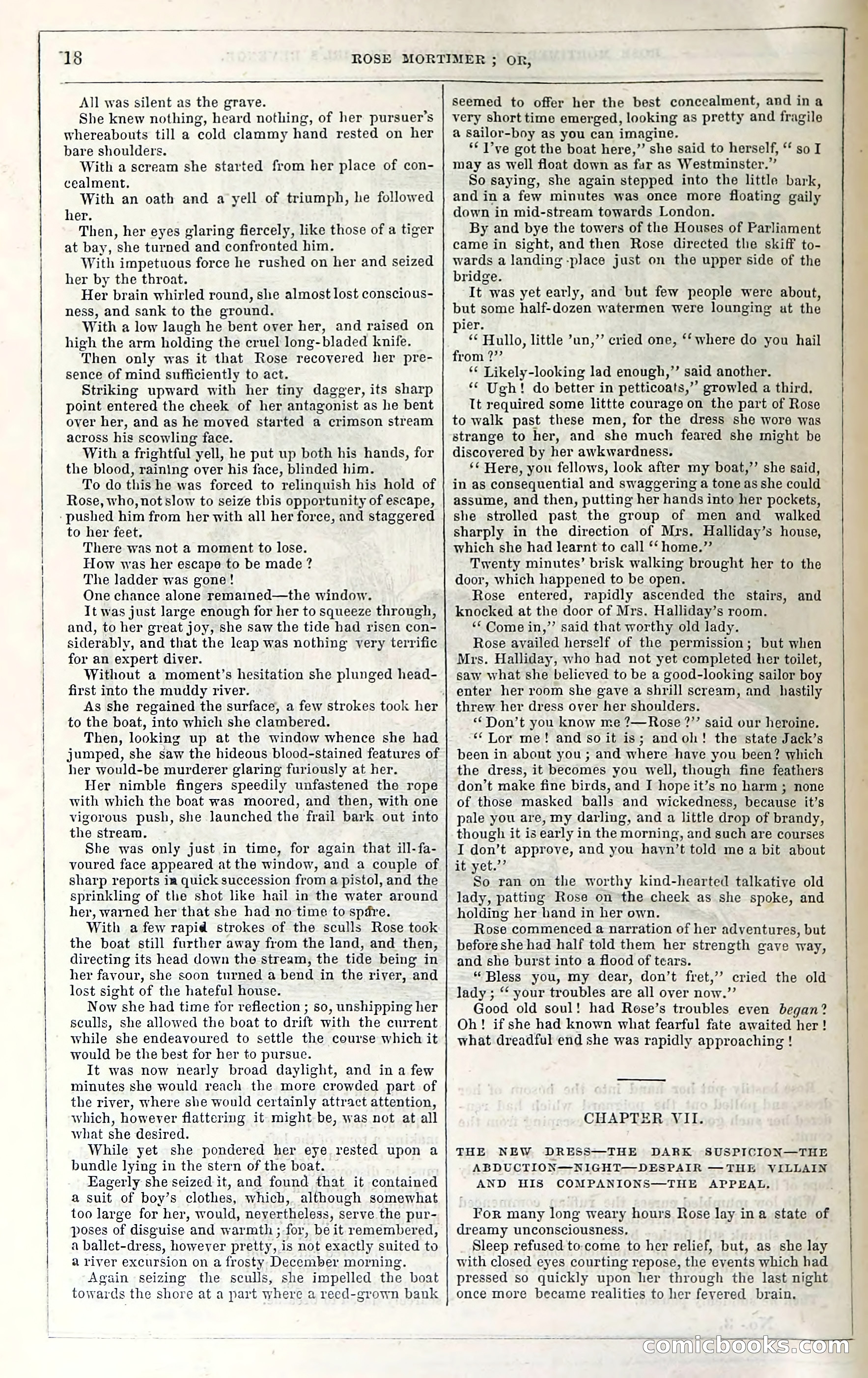 Rose Mortimer; Or, The Ballet-Girl's Revenge — page 24: Penny Dreadfuls, 1865