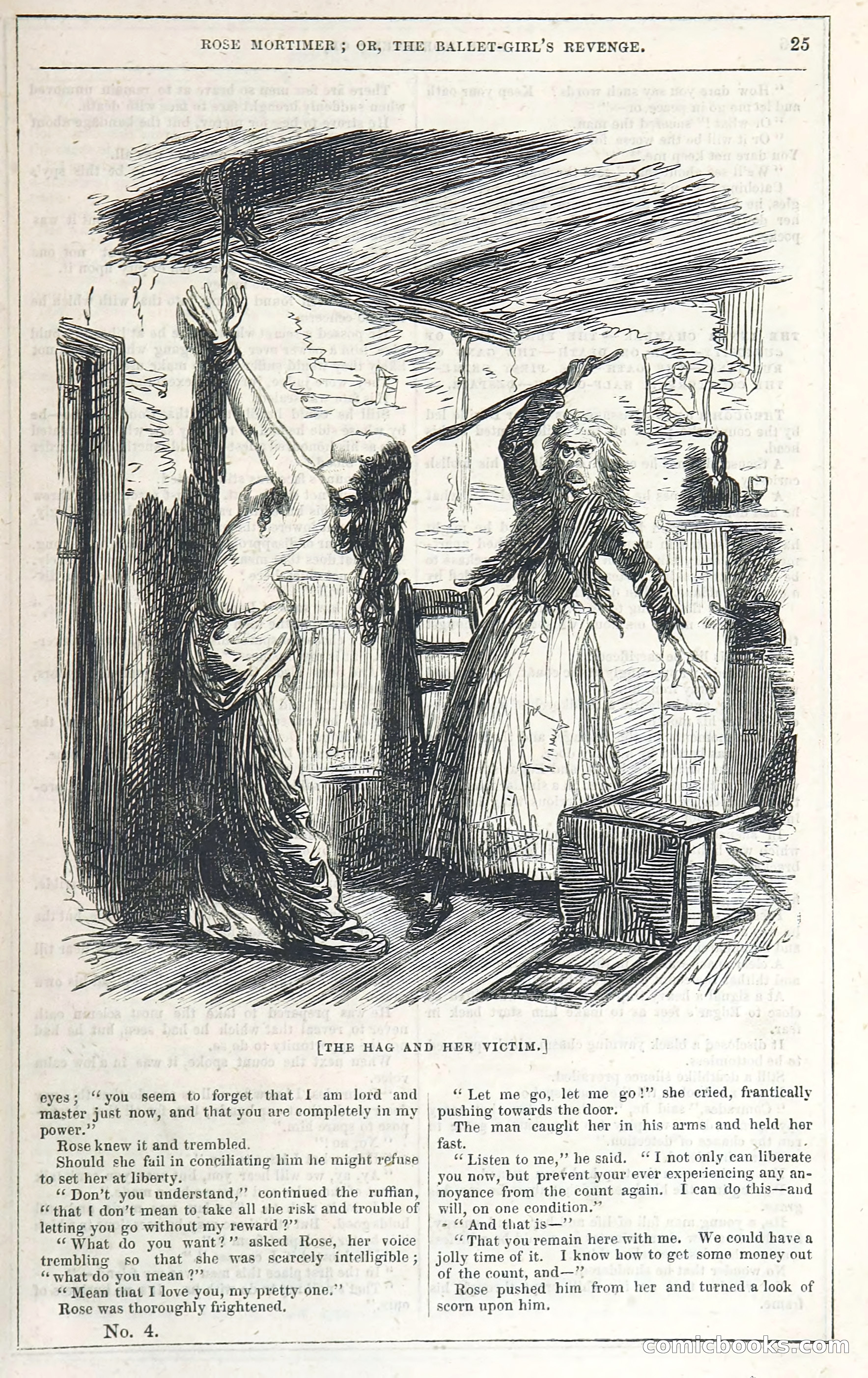 Rose Mortimer; Or, The Ballet-Girl's Revenge — page 31: Penny Dreadfuls, 1865