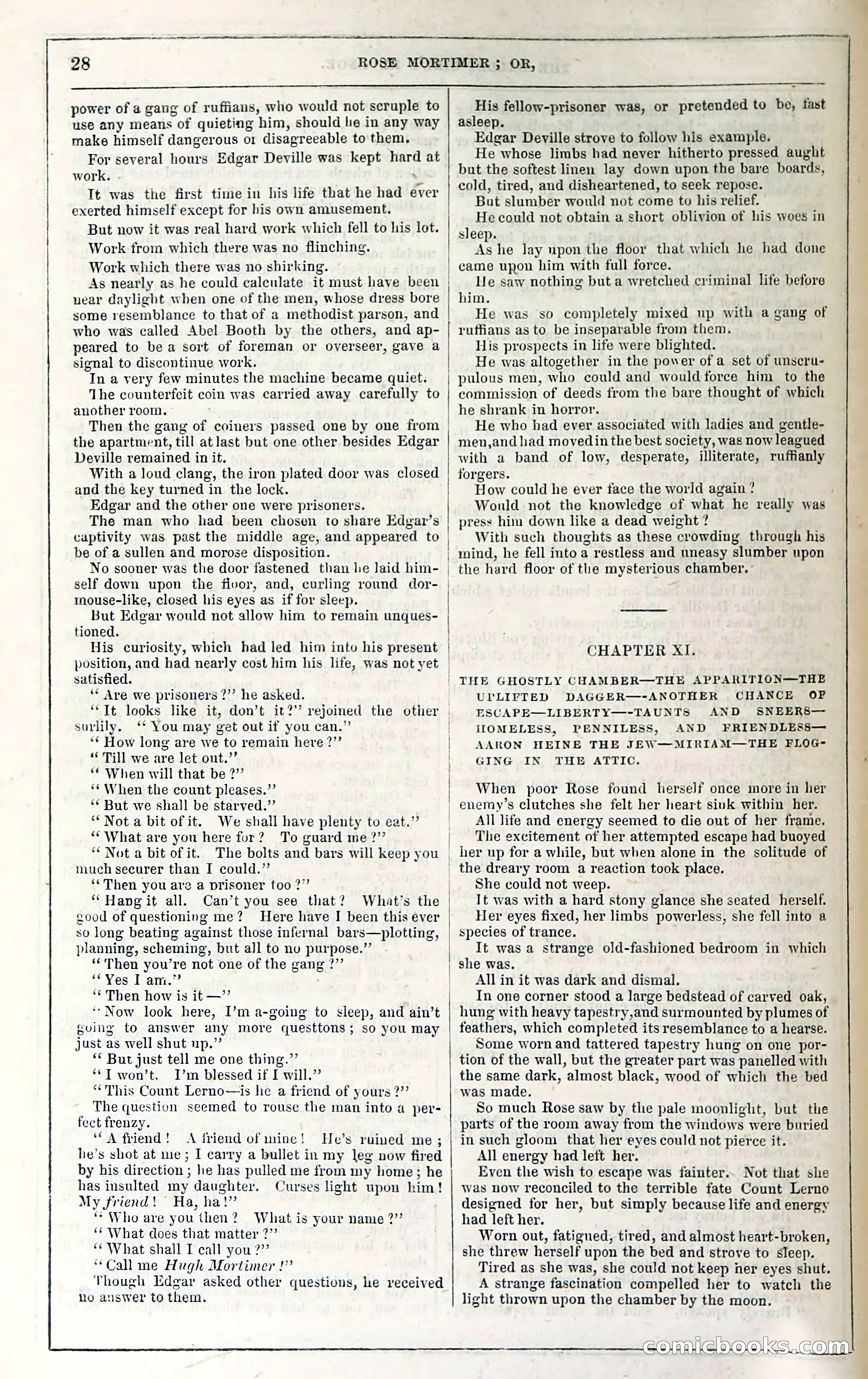 Rose Mortimer; Or, The Ballet-Girl's Revenge — page 34: Penny Dreadfuls, 1865