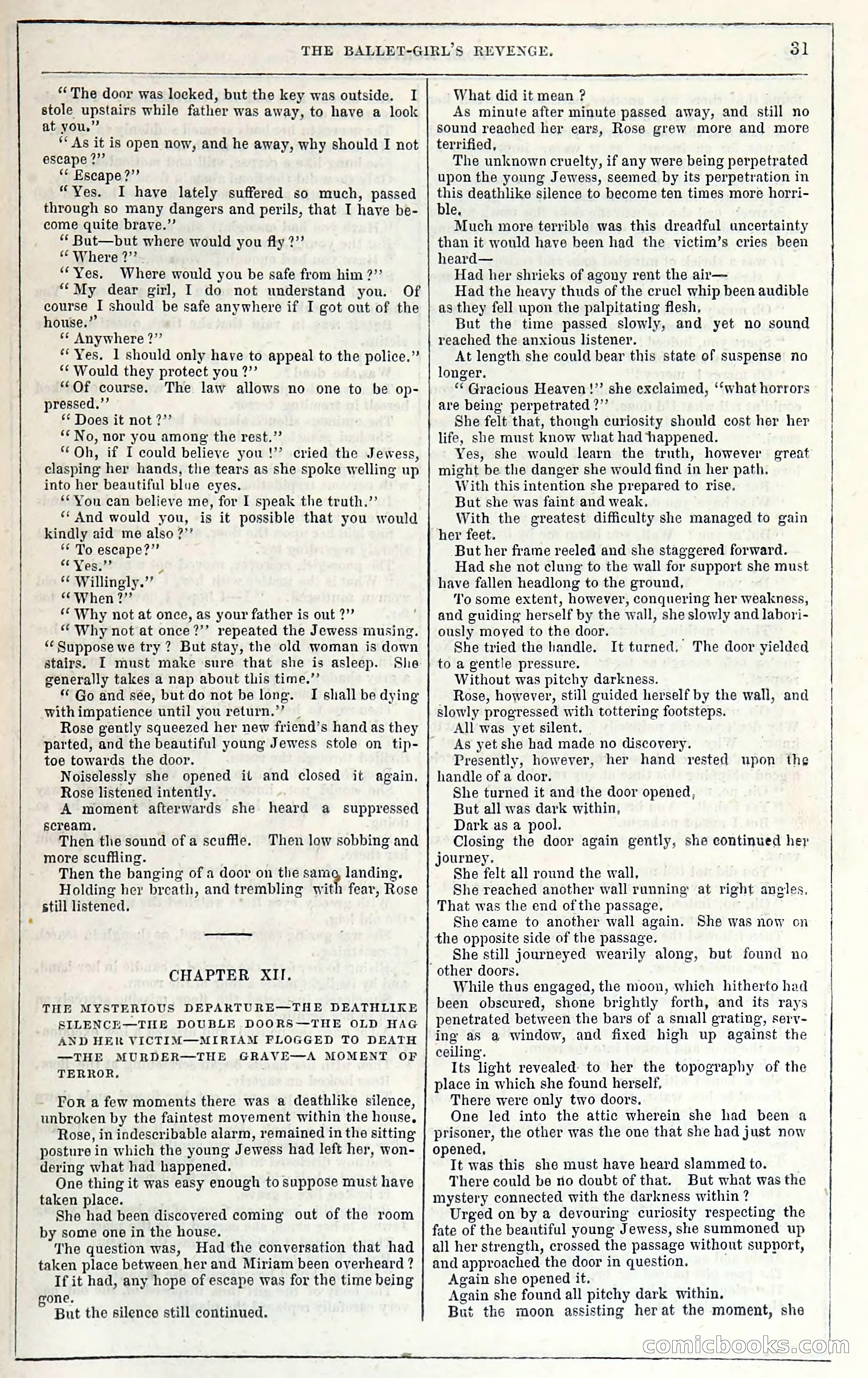 Rose Mortimer; Or, The Ballet-Girl's Revenge — page 37: Penny Dreadfuls, 1865