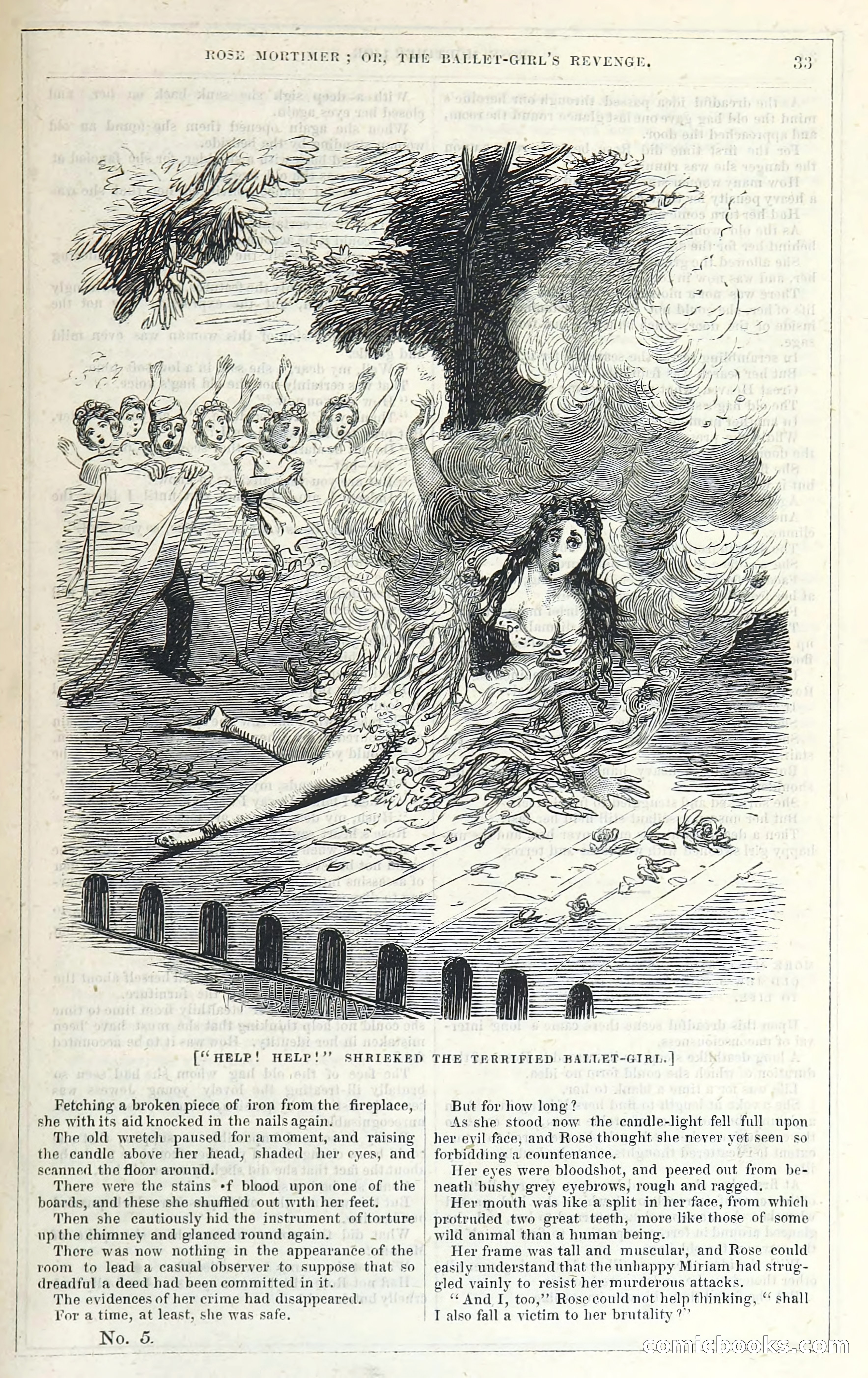 Rose Mortimer; Or, The Ballet-Girl's Revenge — page 39: Penny Dreadfuls, 1865