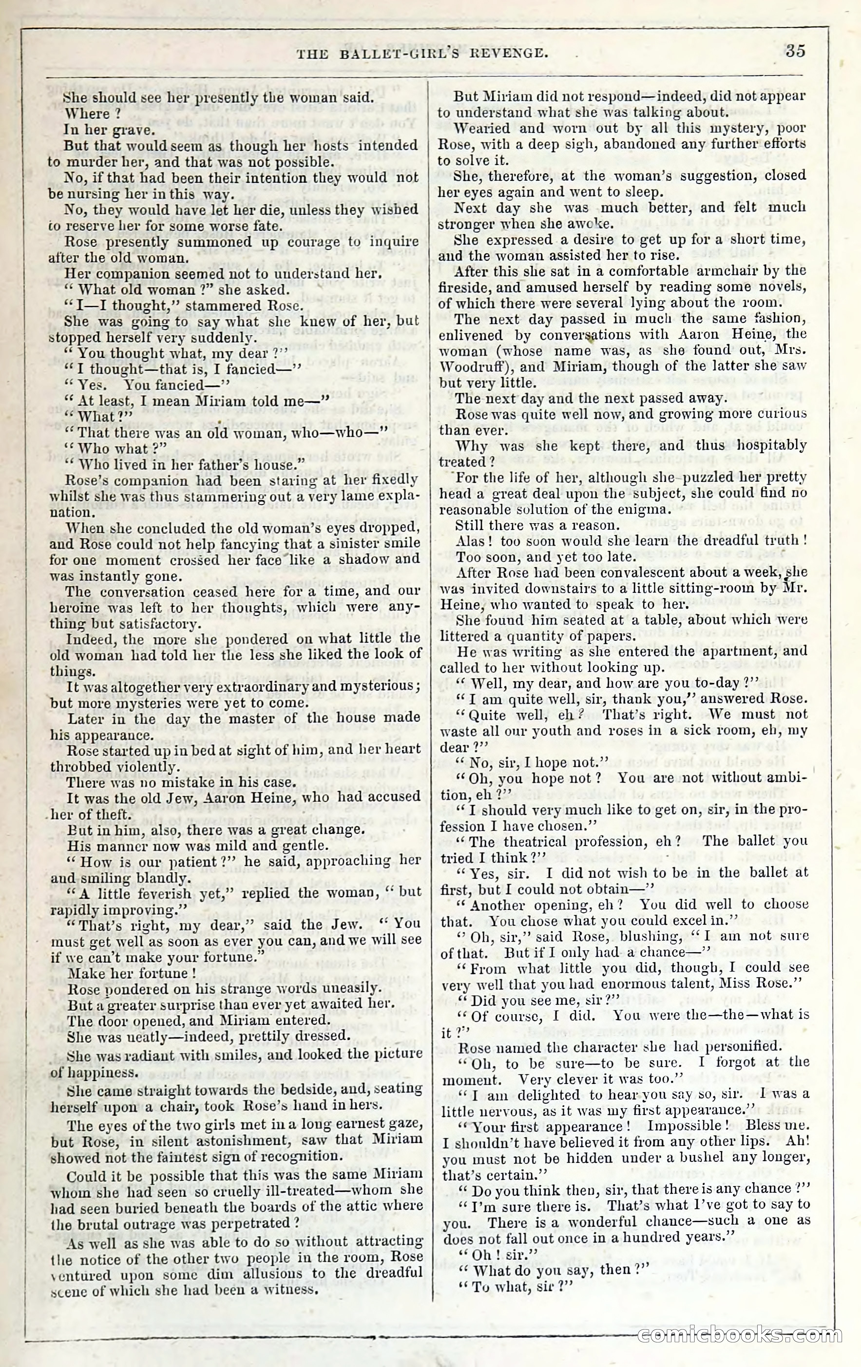 Rose Mortimer; Or, The Ballet-Girl's Revenge — page 41: Penny Dreadfuls, 1865