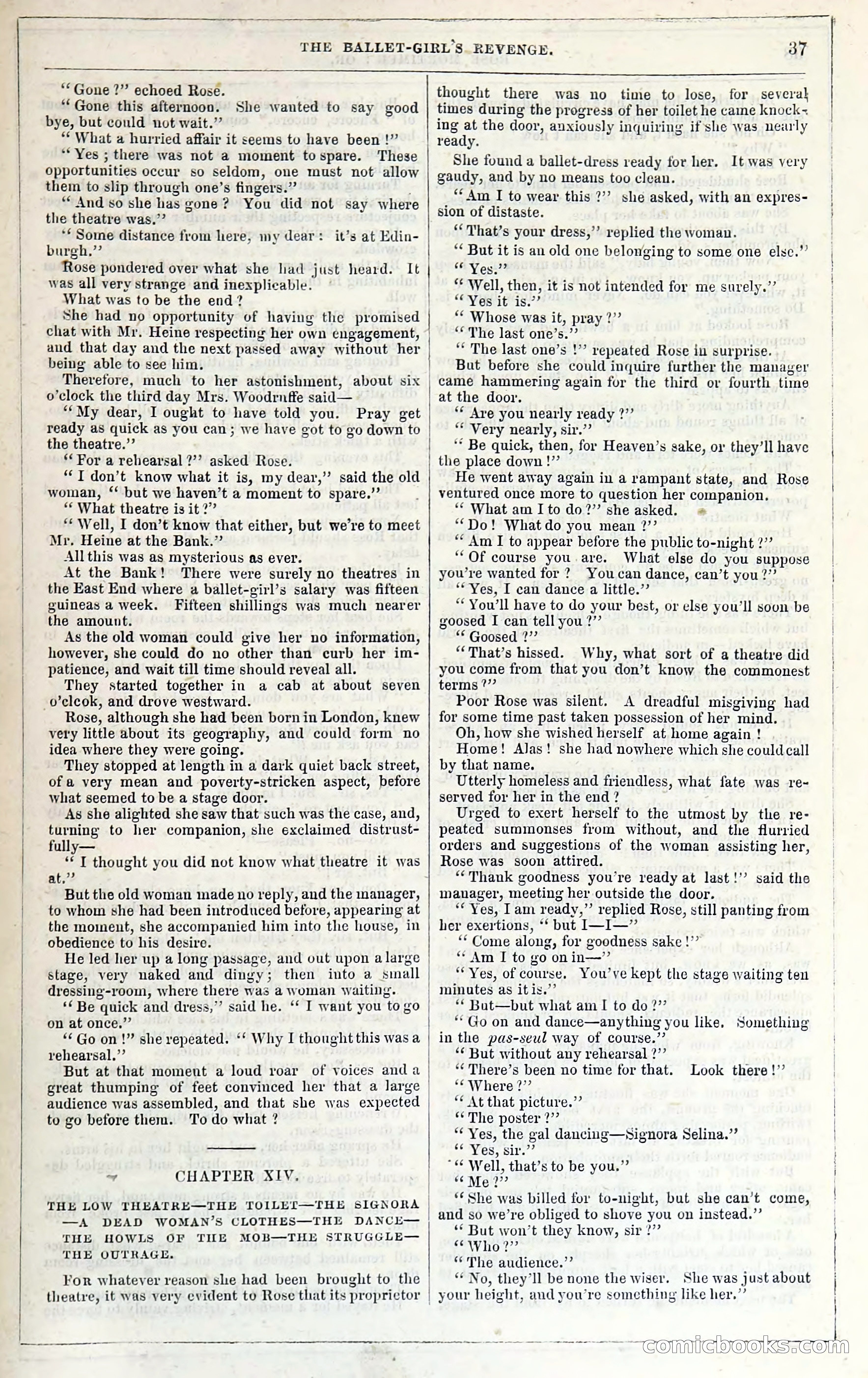 Rose Mortimer; Or, The Ballet-Girl's Revenge — page 43: Penny Dreadfuls, 1865