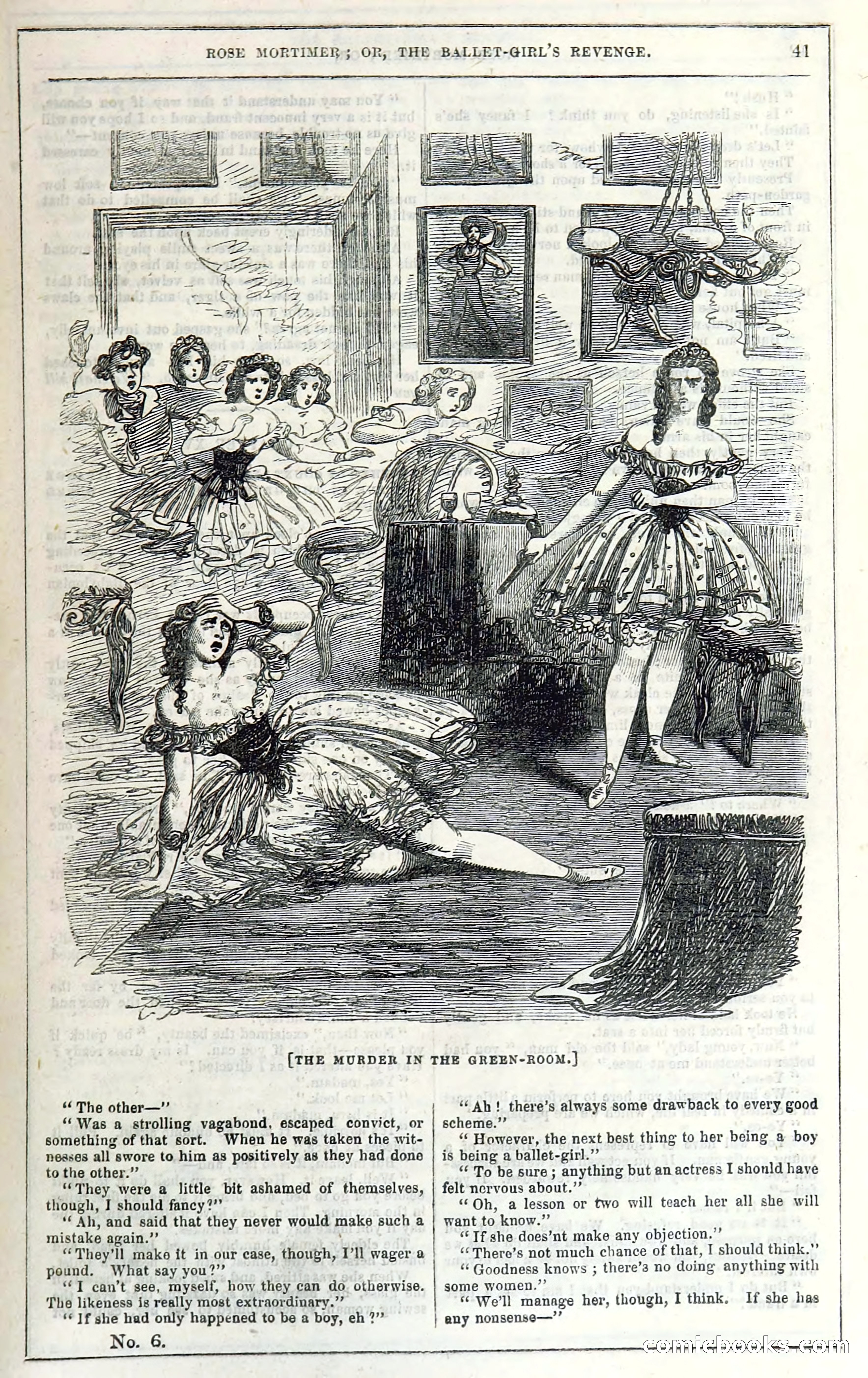 Rose Mortimer; Or, The Ballet-Girl's Revenge — page 47: Penny Dreadfuls, 1865