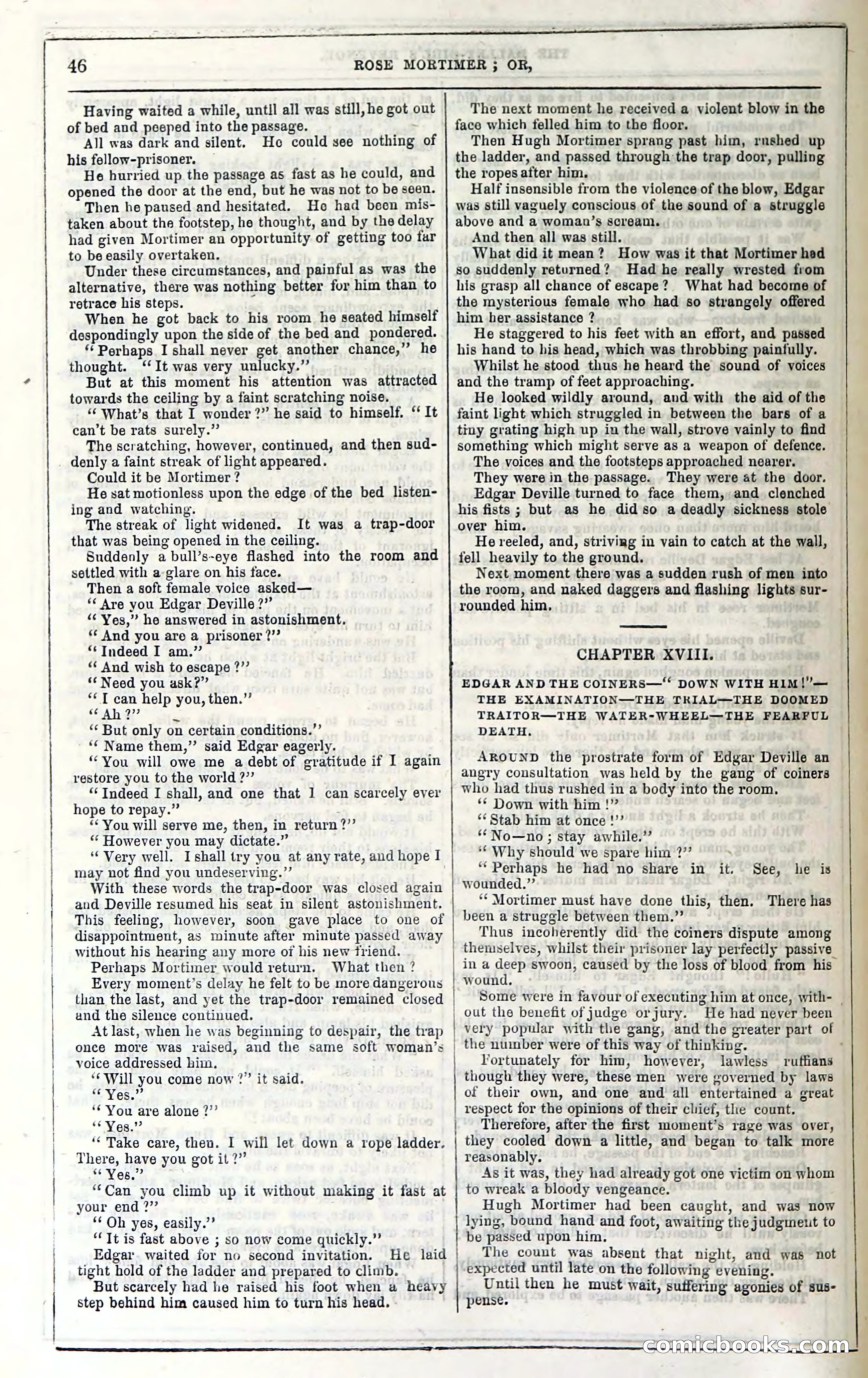 Rose Mortimer; Or, The Ballet-Girl's Revenge — page 52: Penny Dreadfuls, 1865