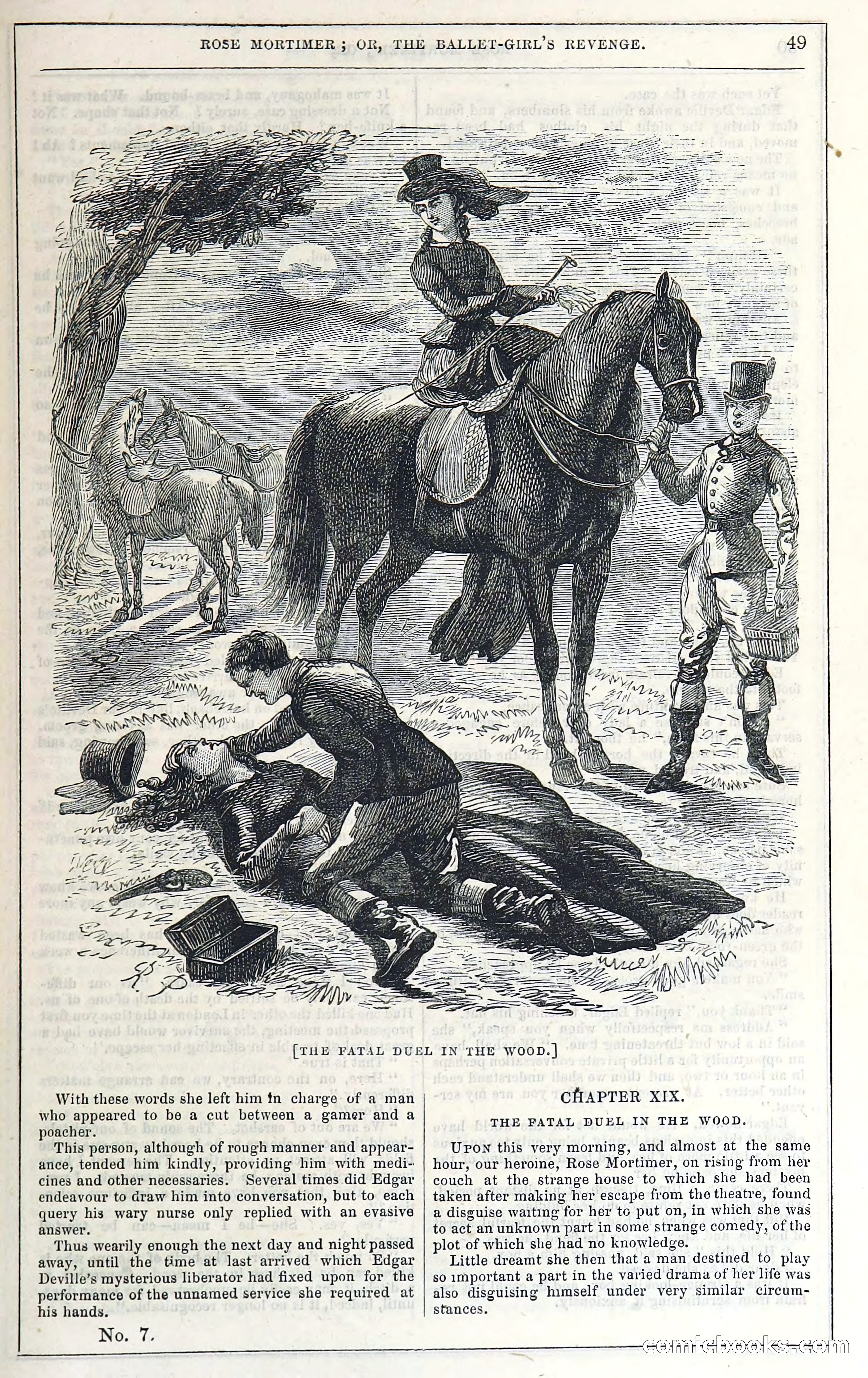 Rose Mortimer; Or, The Ballet-Girl's Revenge — page 55: Penny Dreadfuls, 1865