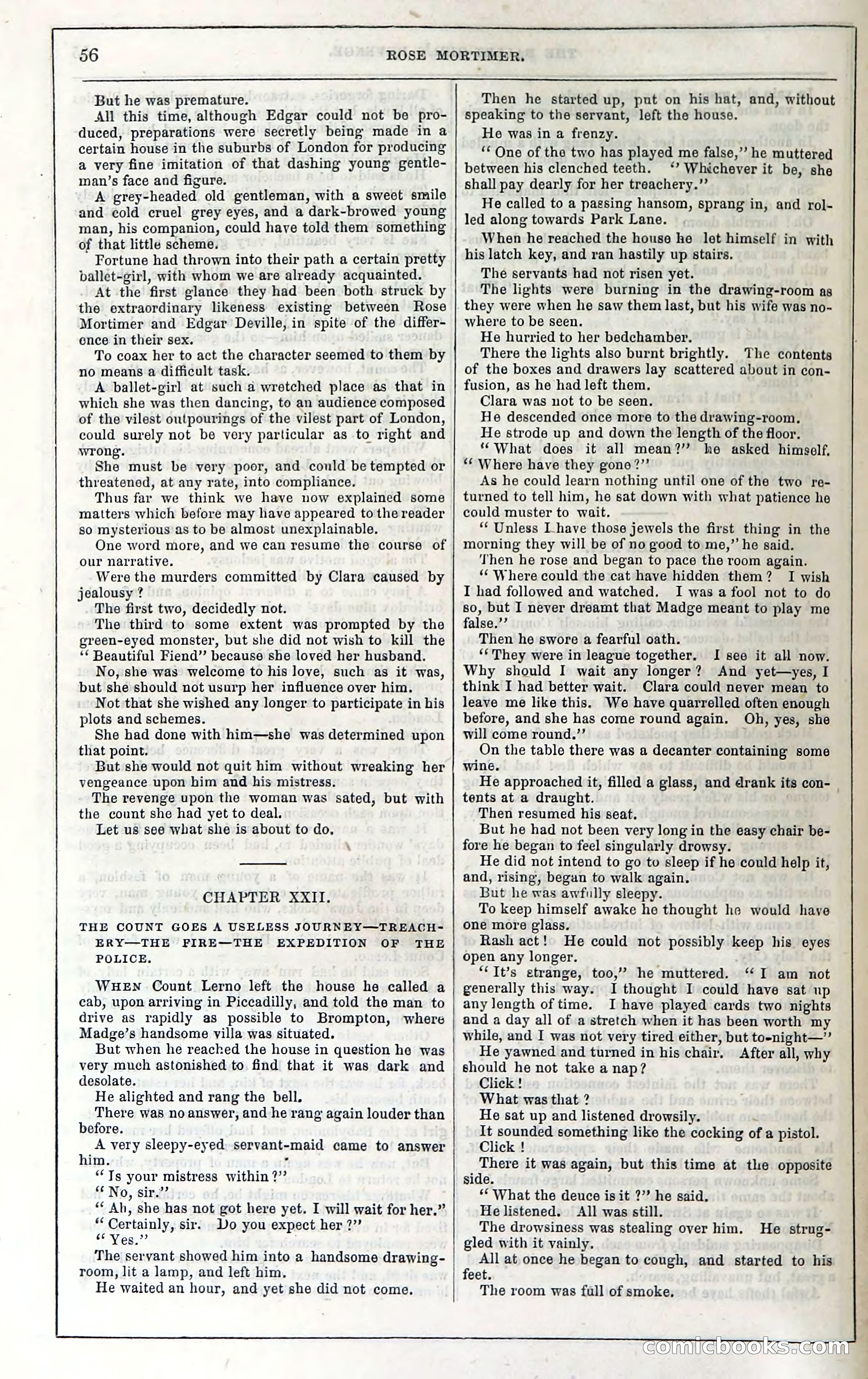 Rose Mortimer; Or, The Ballet-Girl's Revenge — page 62: Penny Dreadfuls, 1865