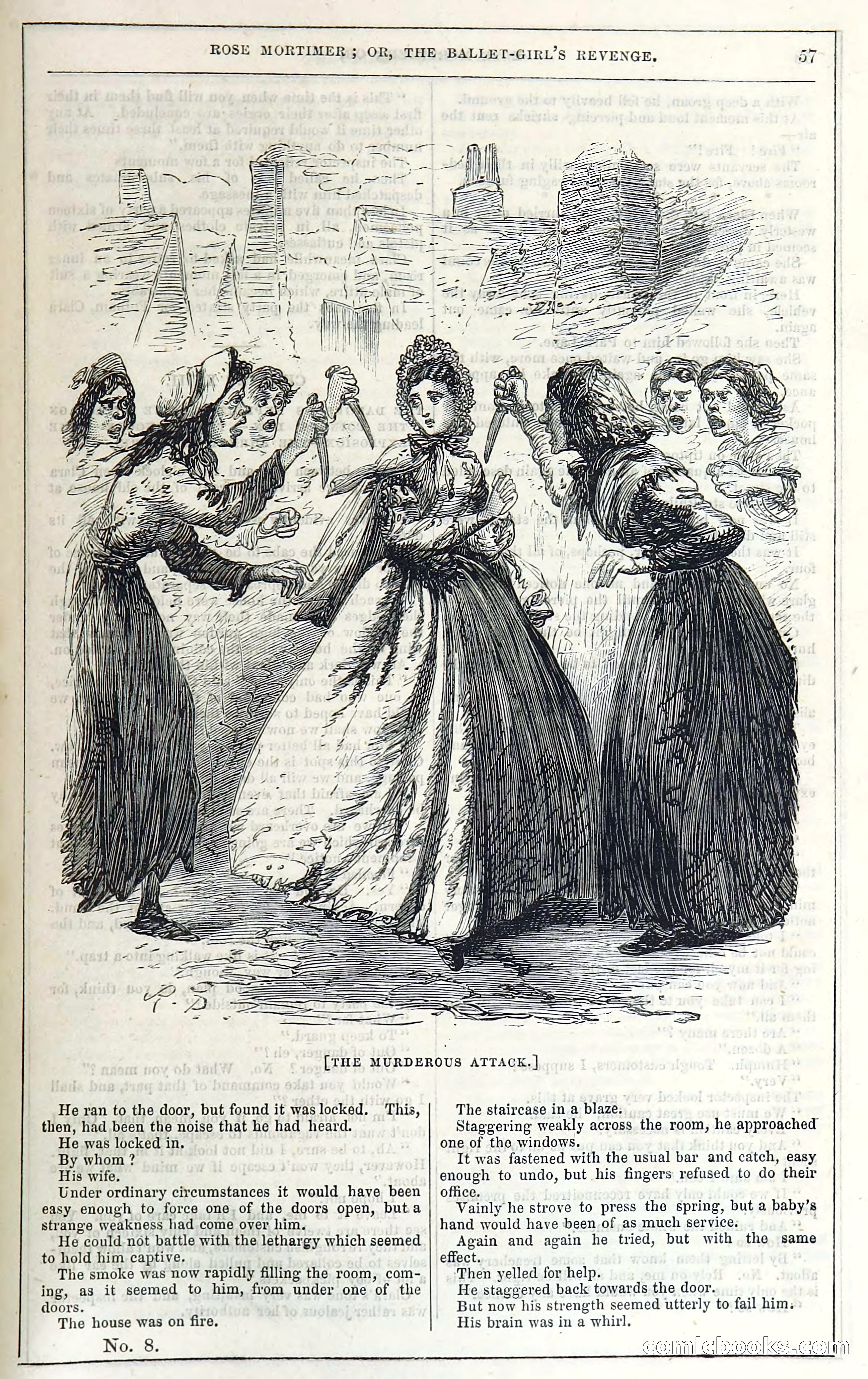 Rose Mortimer; Or, The Ballet-Girl's Revenge — page 63: Penny Dreadfuls, 1865