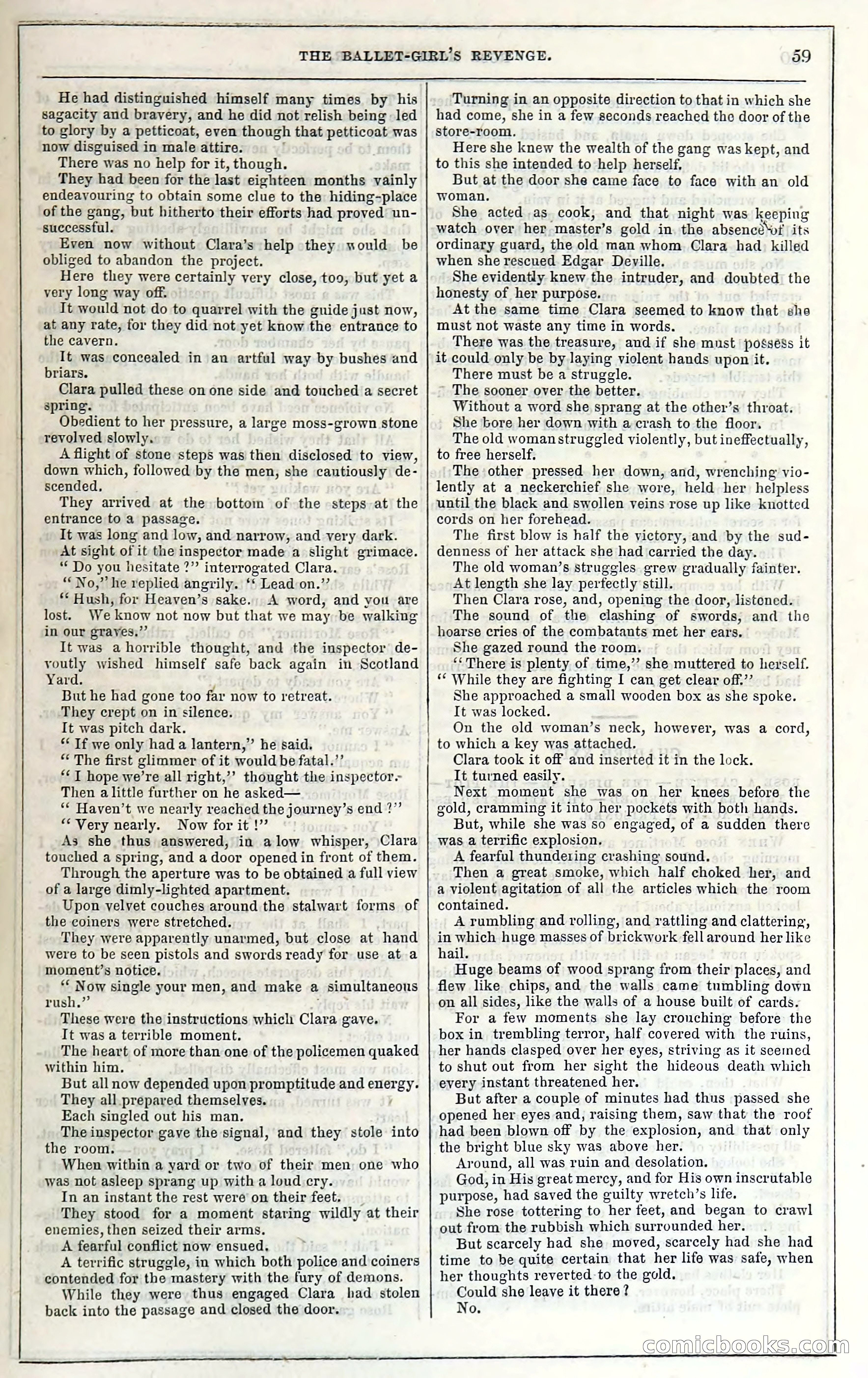 Rose Mortimer; Or, The Ballet-Girl's Revenge — page 65: Penny Dreadfuls, 1865