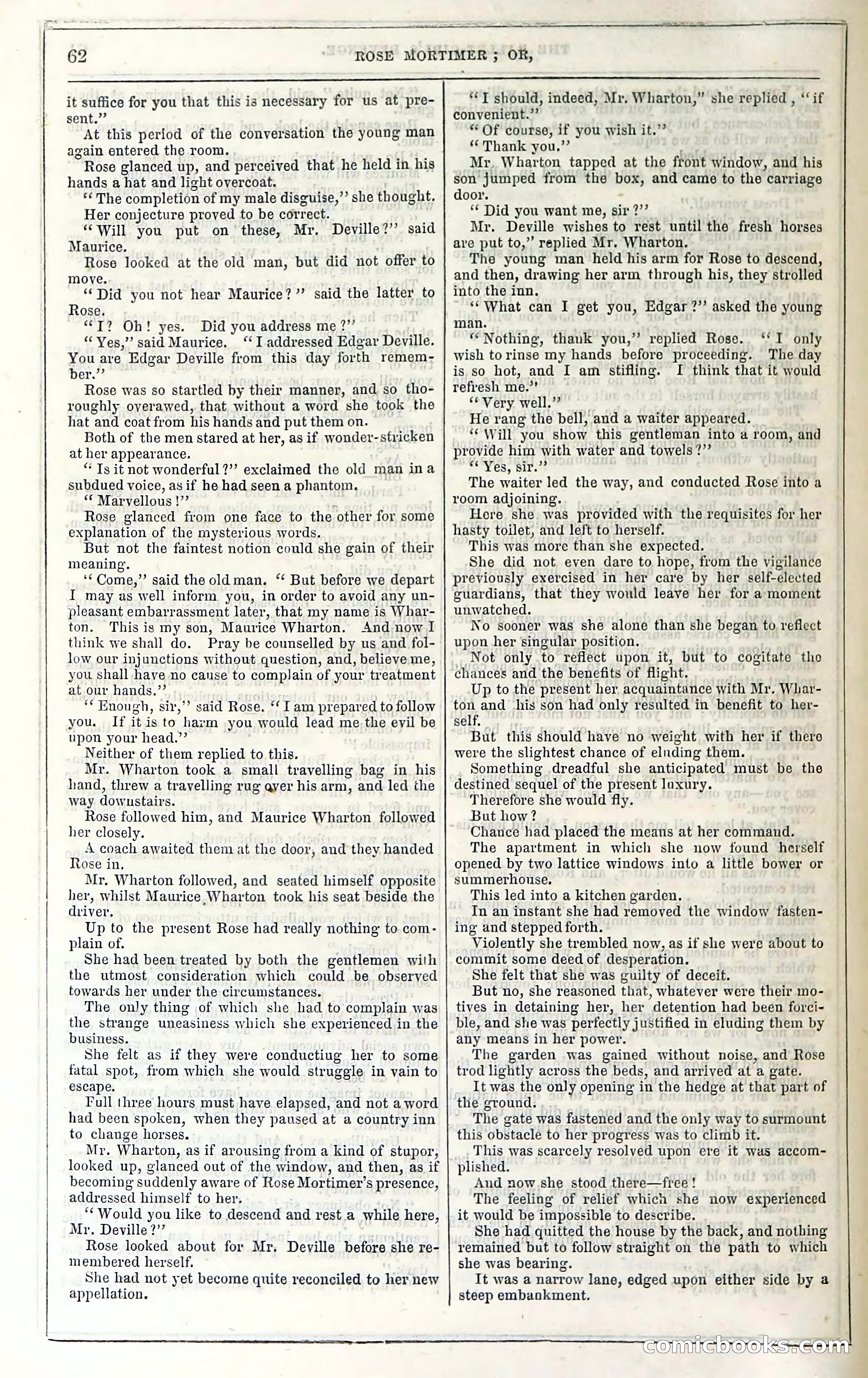Rose Mortimer; Or, The Ballet-Girl's Revenge — page 68: Penny Dreadfuls, 1865