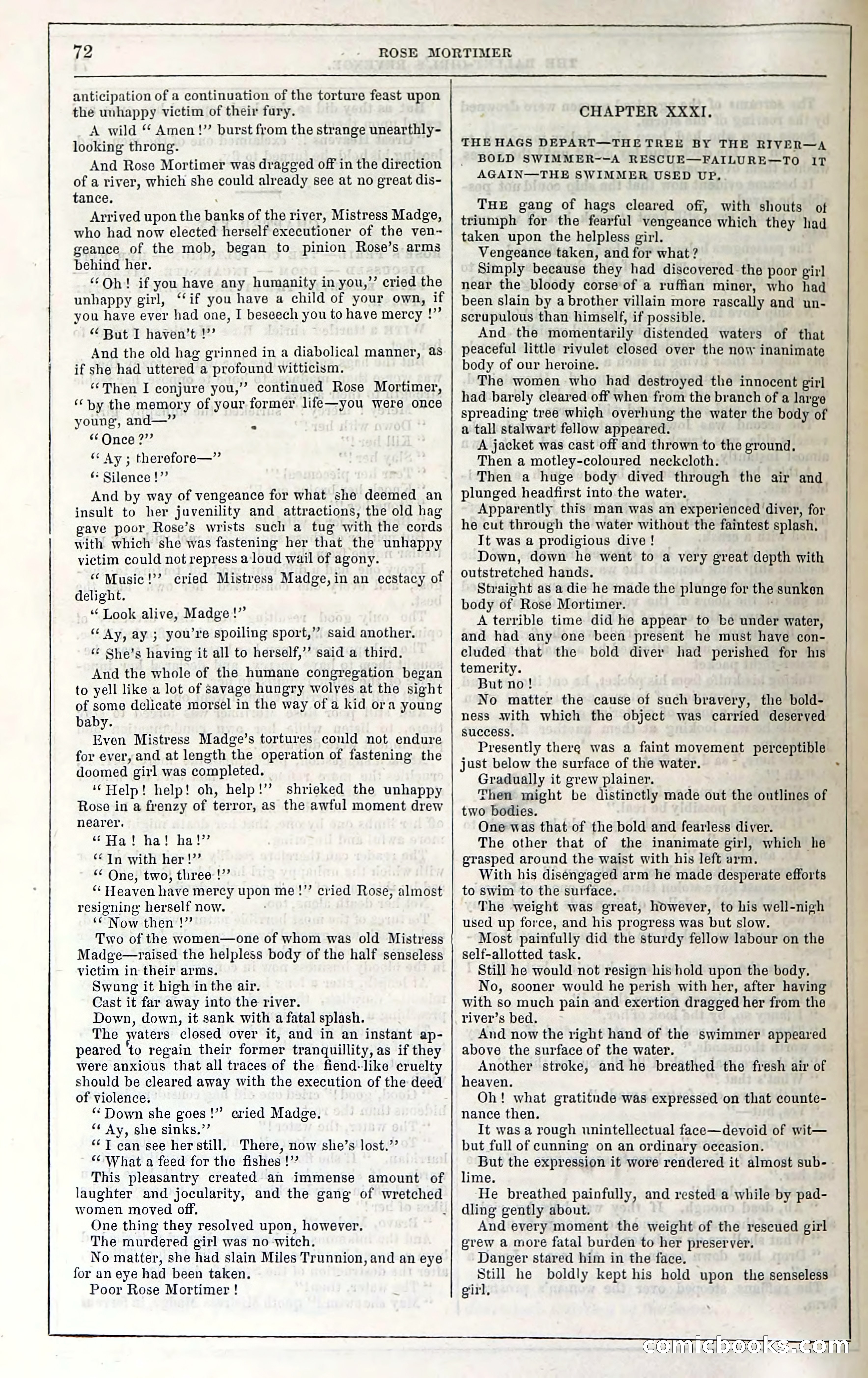 Rose Mortimer; Or, The Ballet-Girl's Revenge — page 78: Penny Dreadfuls, 1865