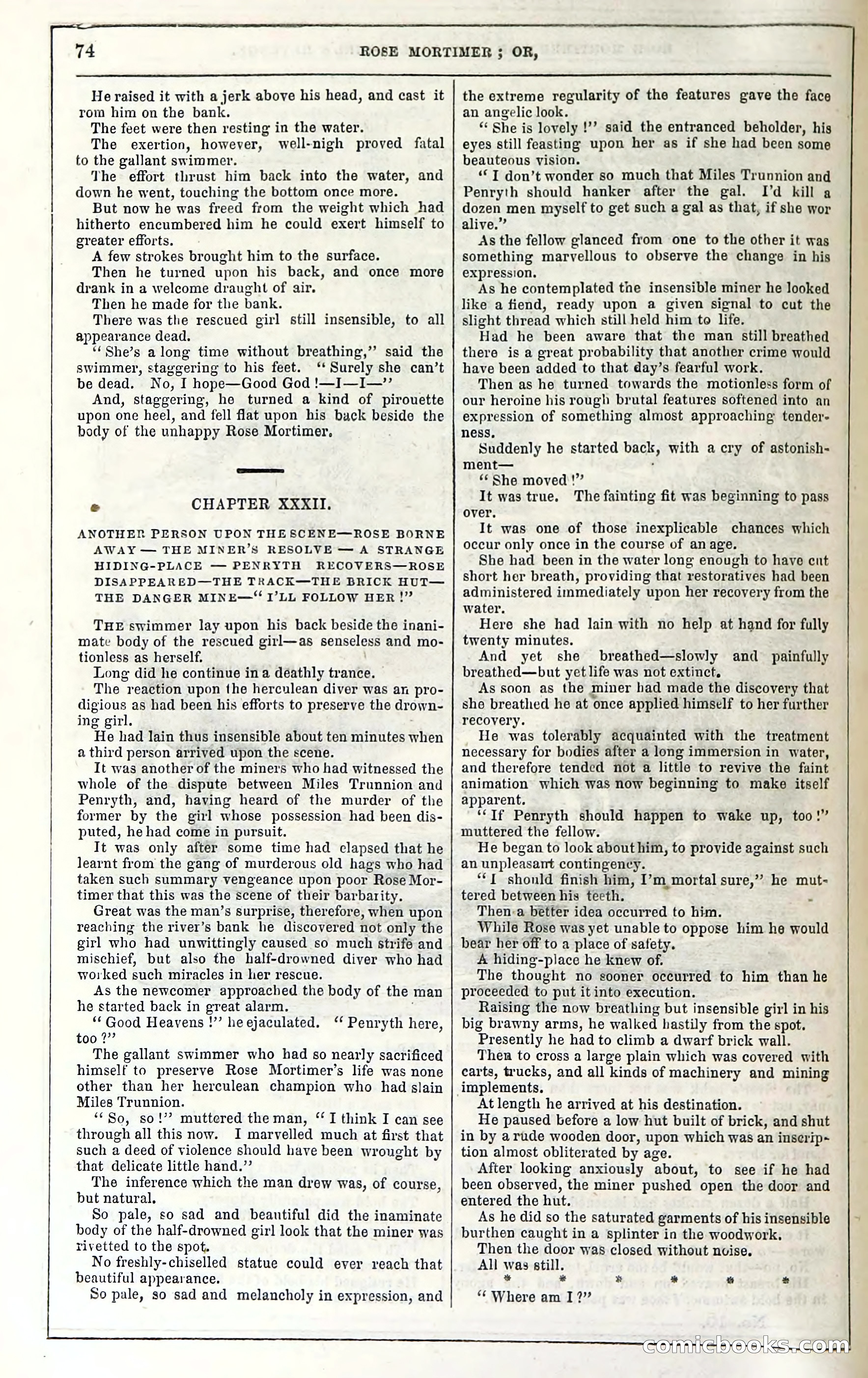 Rose Mortimer; Or, The Ballet-Girl's Revenge — page 80: Penny Dreadfuls, 1865