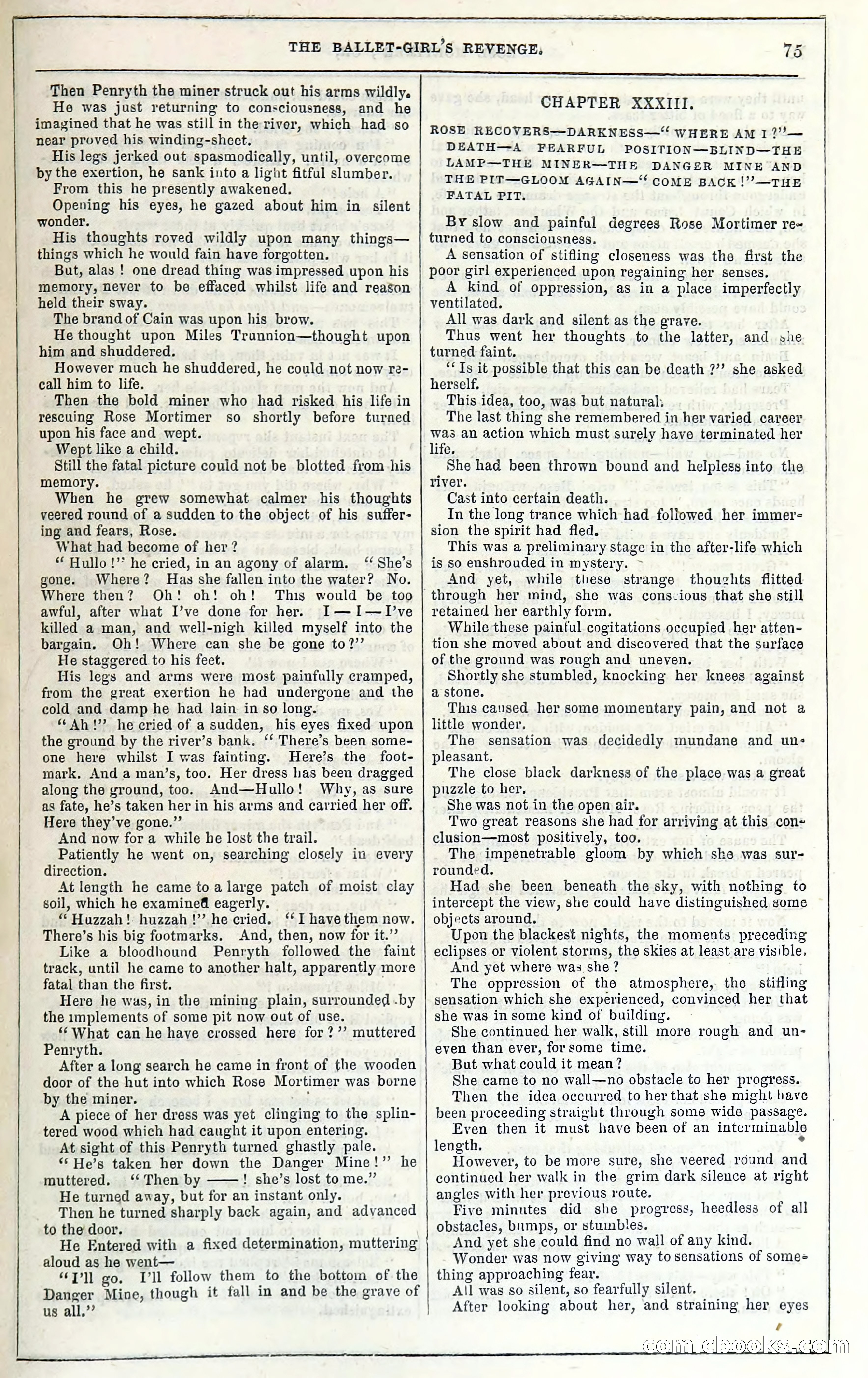 Rose Mortimer; Or, The Ballet-Girl's Revenge — page 81: Penny Dreadfuls, 1865