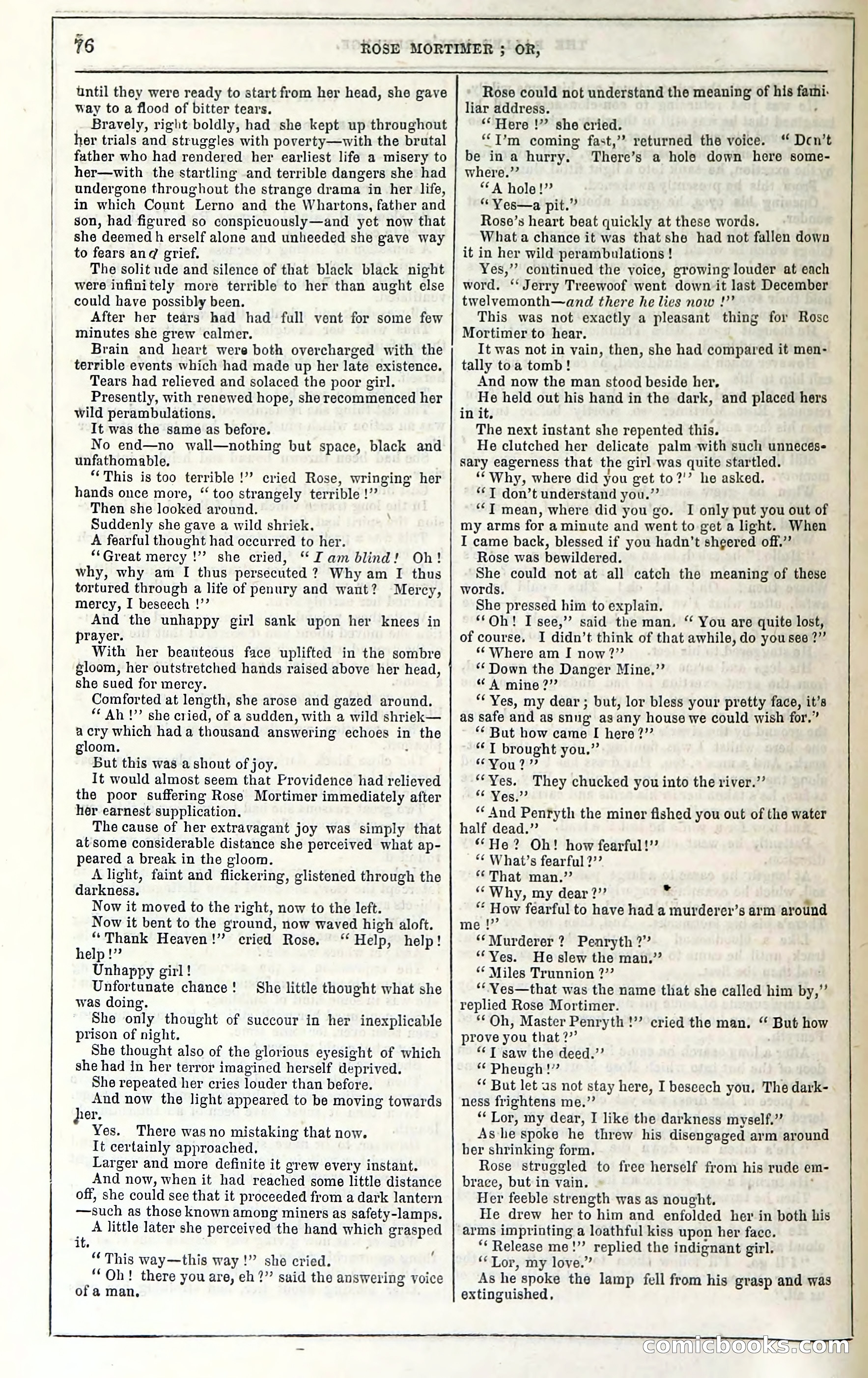 Rose Mortimer; Or, The Ballet-Girl's Revenge — page 82: Penny Dreadfuls, 1865