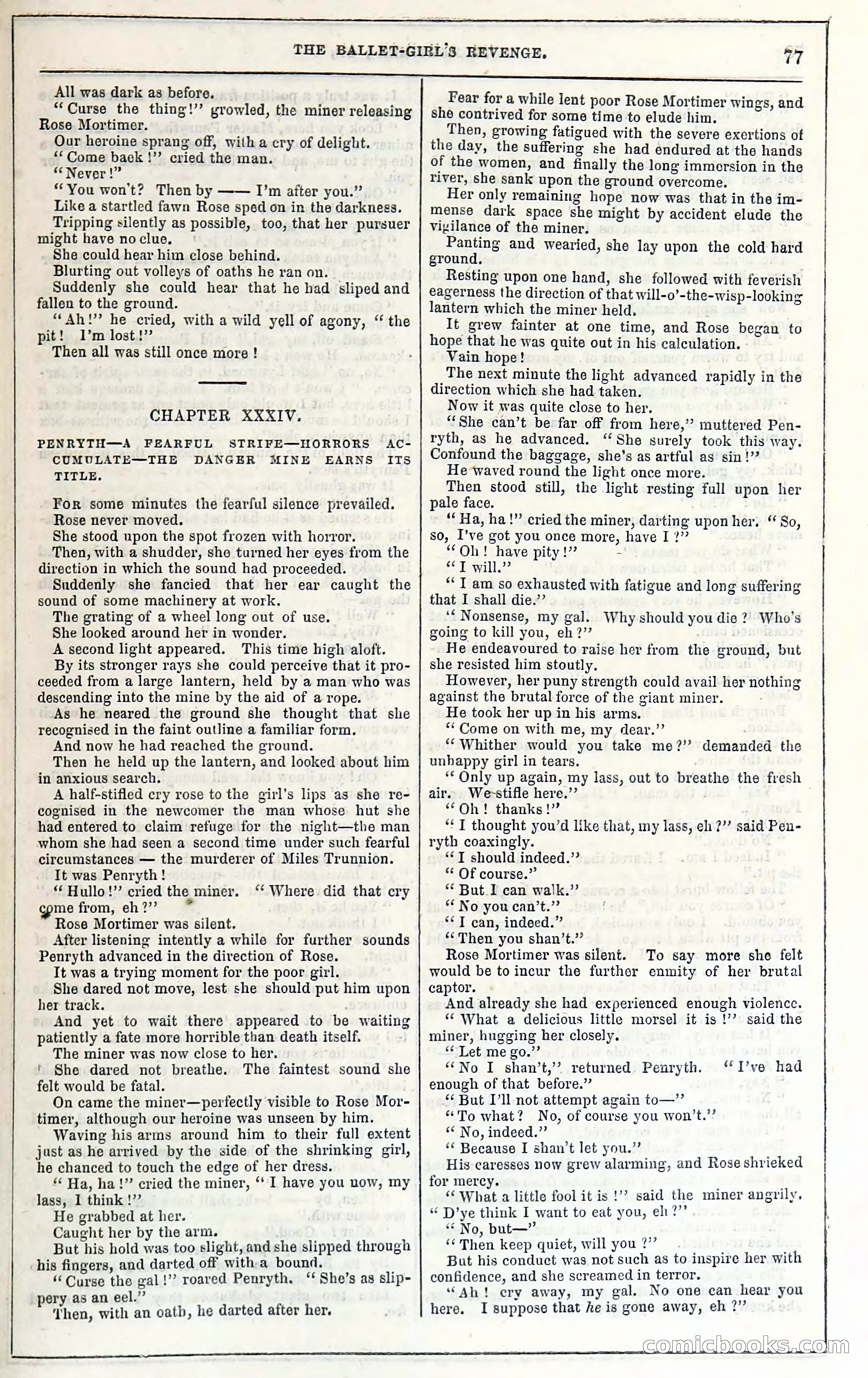 Rose Mortimer; Or, The Ballet-Girl's Revenge — page 83: Penny Dreadfuls, 1865