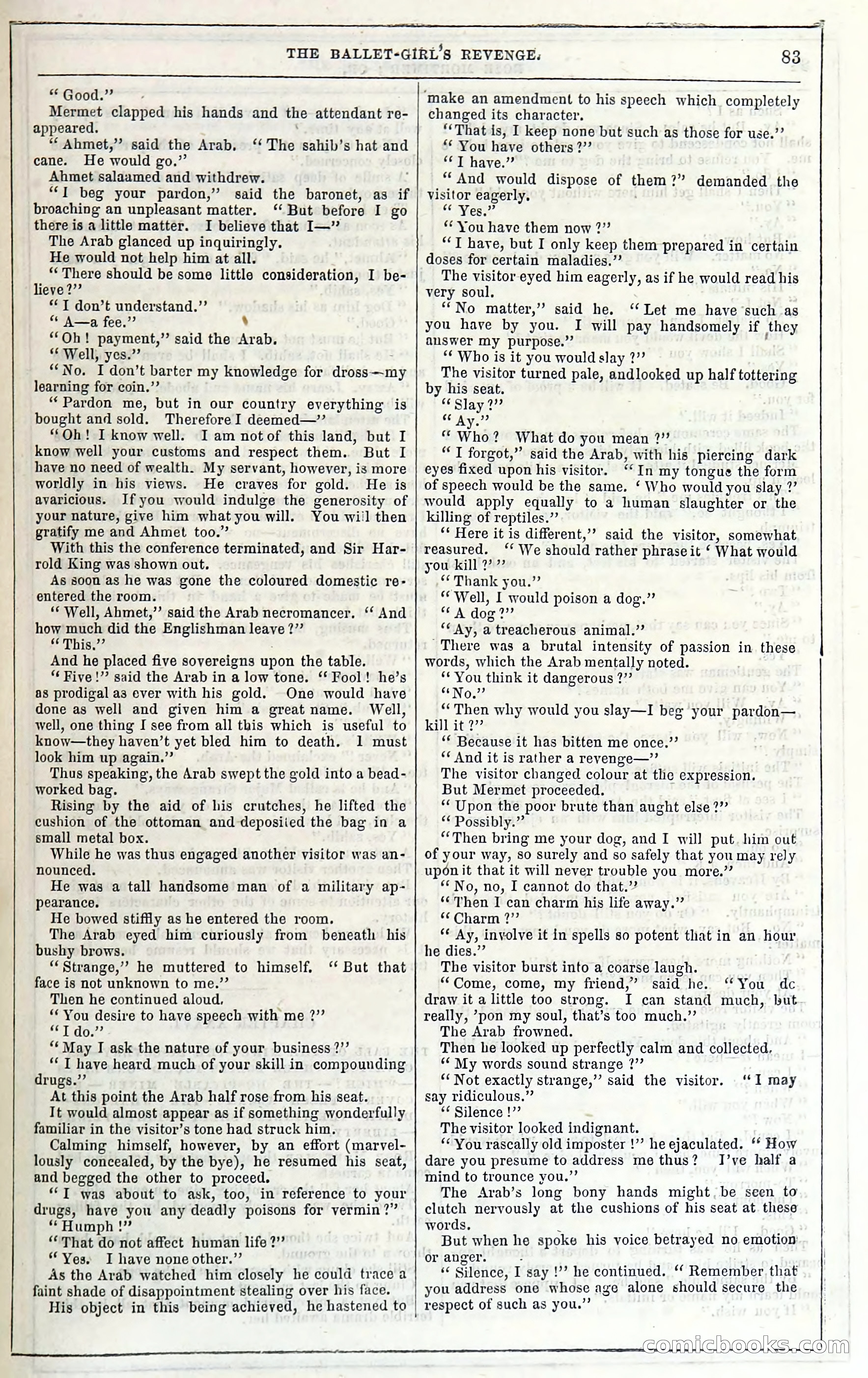 Rose Mortimer; Or, The Ballet-Girl's Revenge — page 89: Penny Dreadfuls, 1865