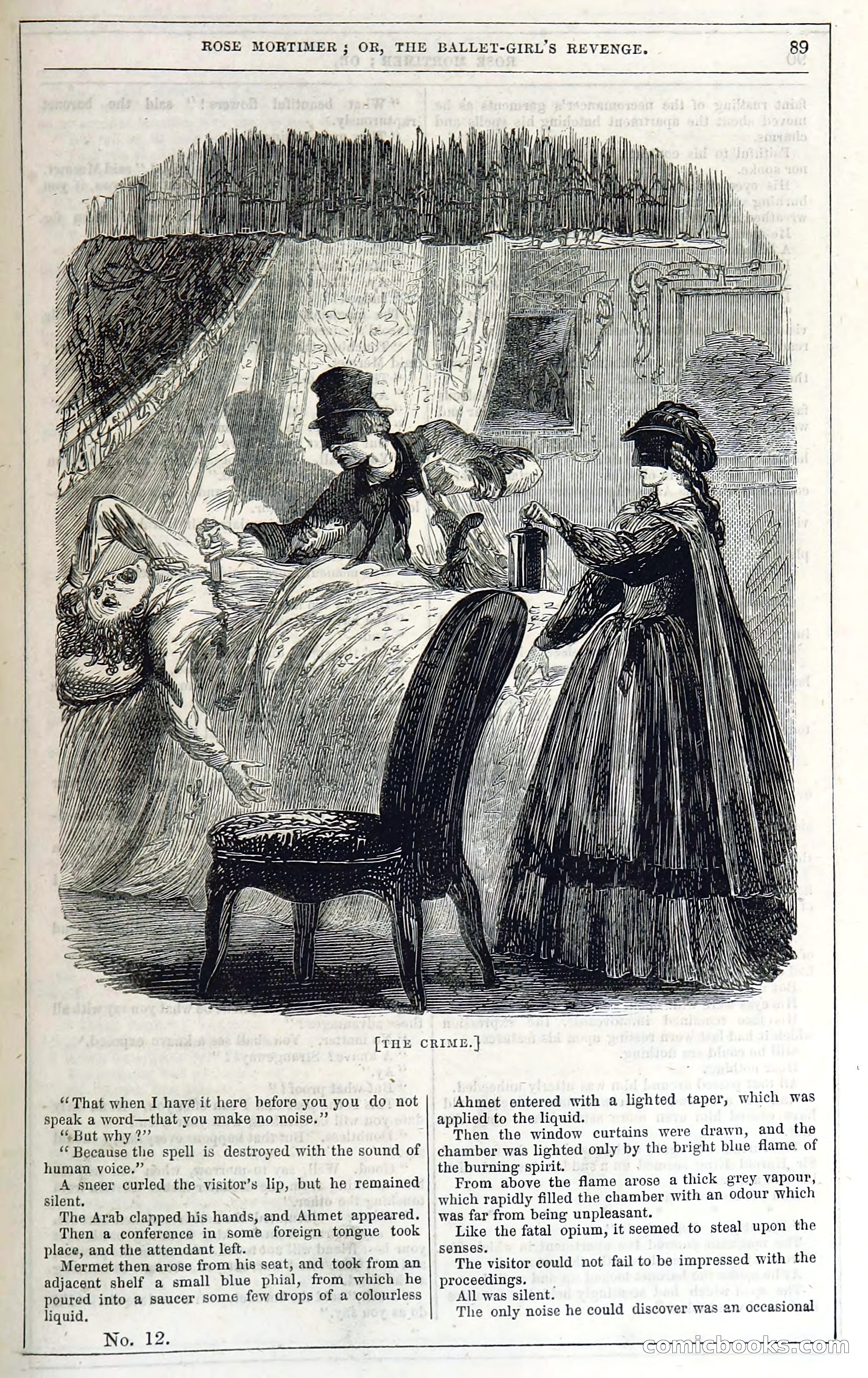 Rose Mortimer; Or, The Ballet-Girl's Revenge — page 95: Penny Dreadfuls, 1865