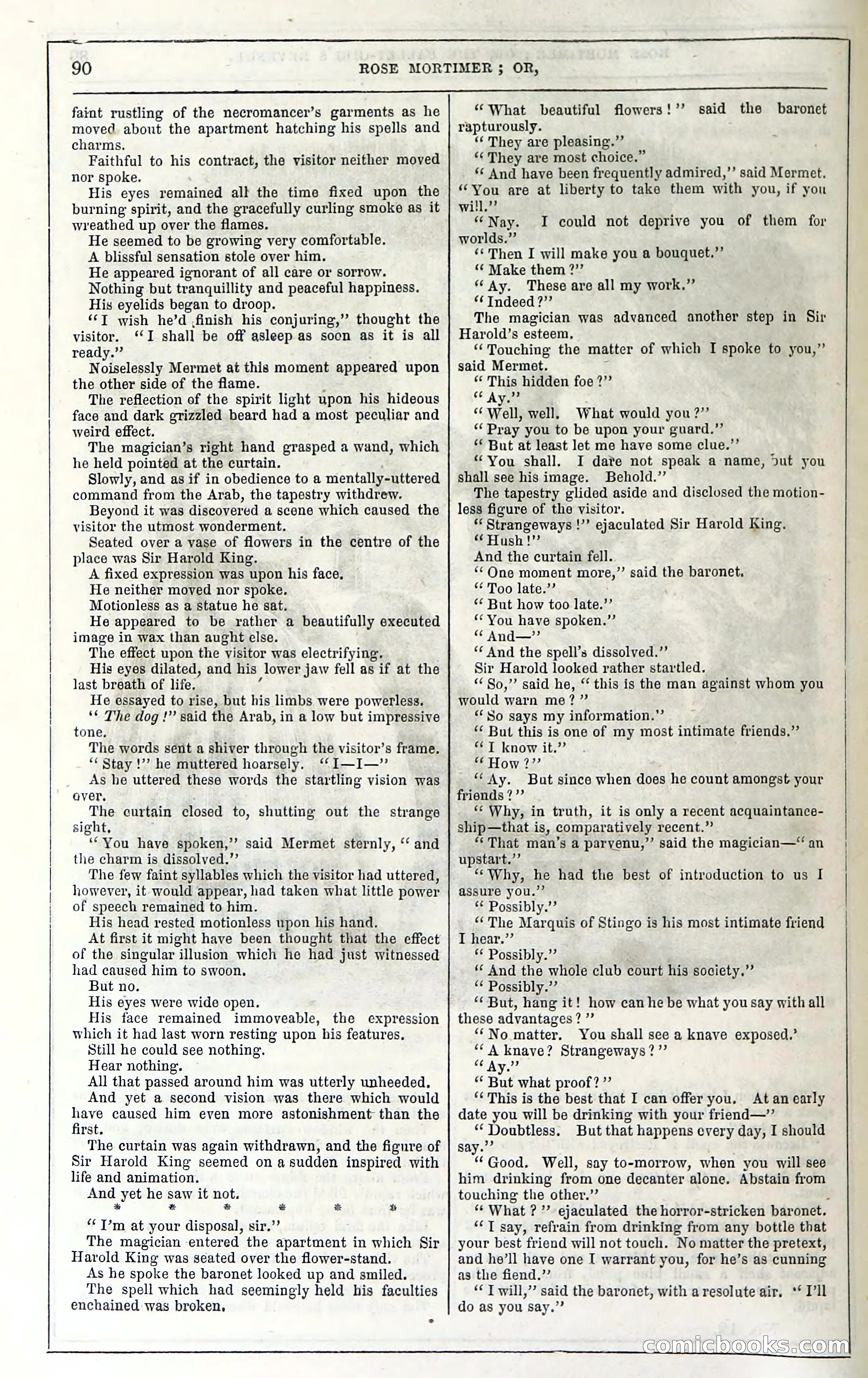 Rose Mortimer; Or, The Ballet-Girl's Revenge — page 96: Penny Dreadfuls, 1865