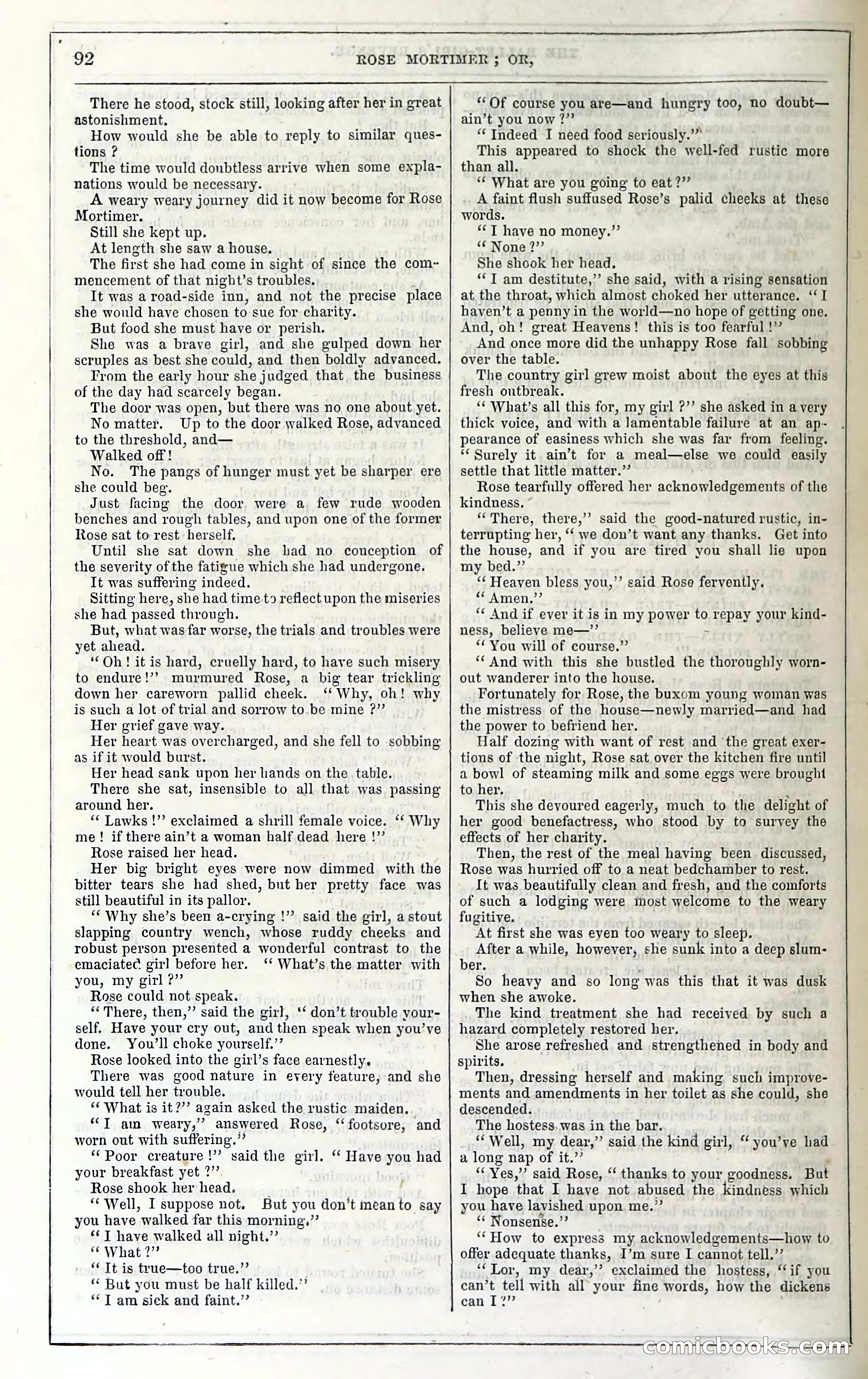 Rose Mortimer; Or, The Ballet-Girl's Revenge — page 98: Penny Dreadfuls, 1865