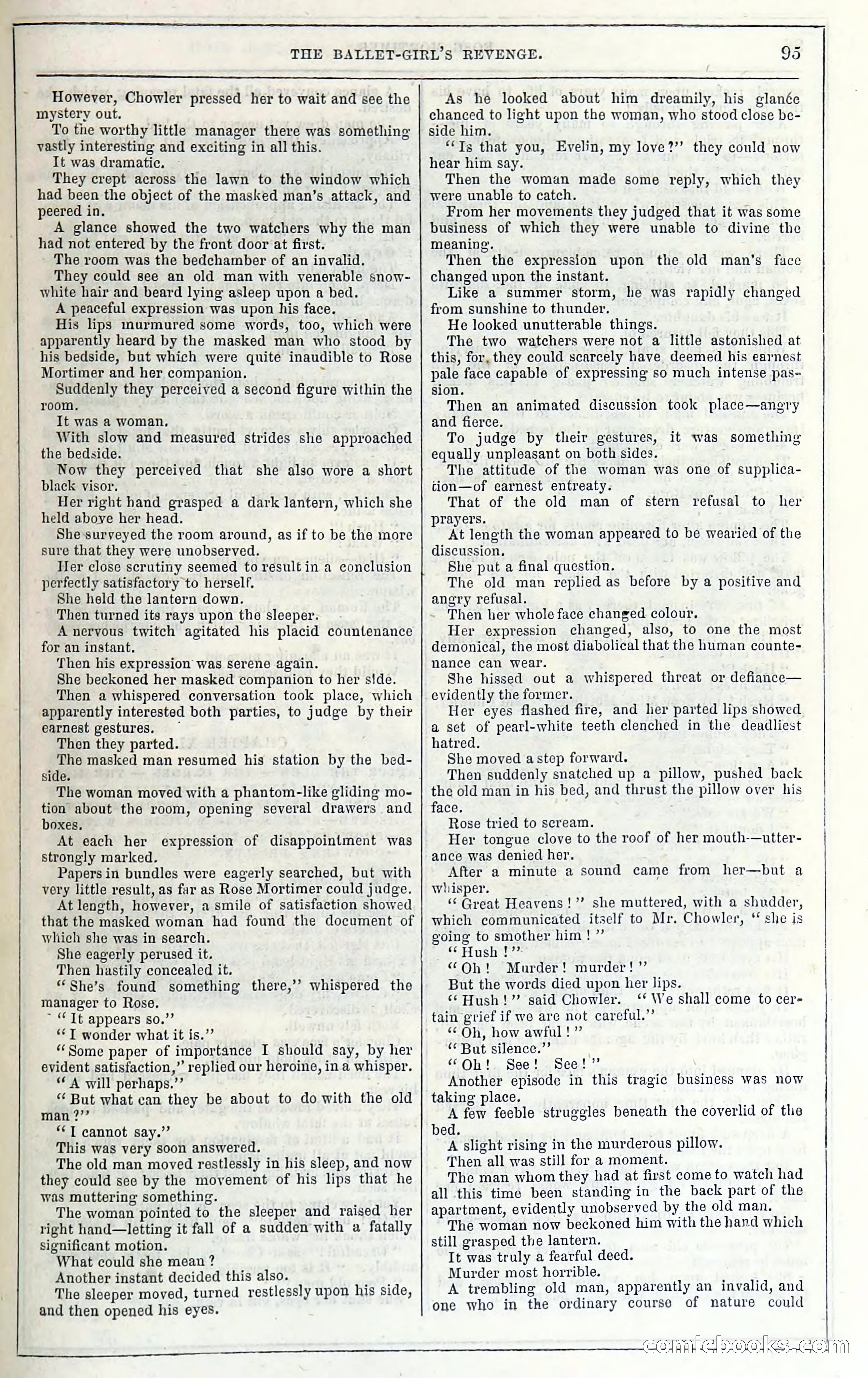 Rose Mortimer; Or, The Ballet-Girl's Revenge — page 101: Penny Dreadfuls, 1865