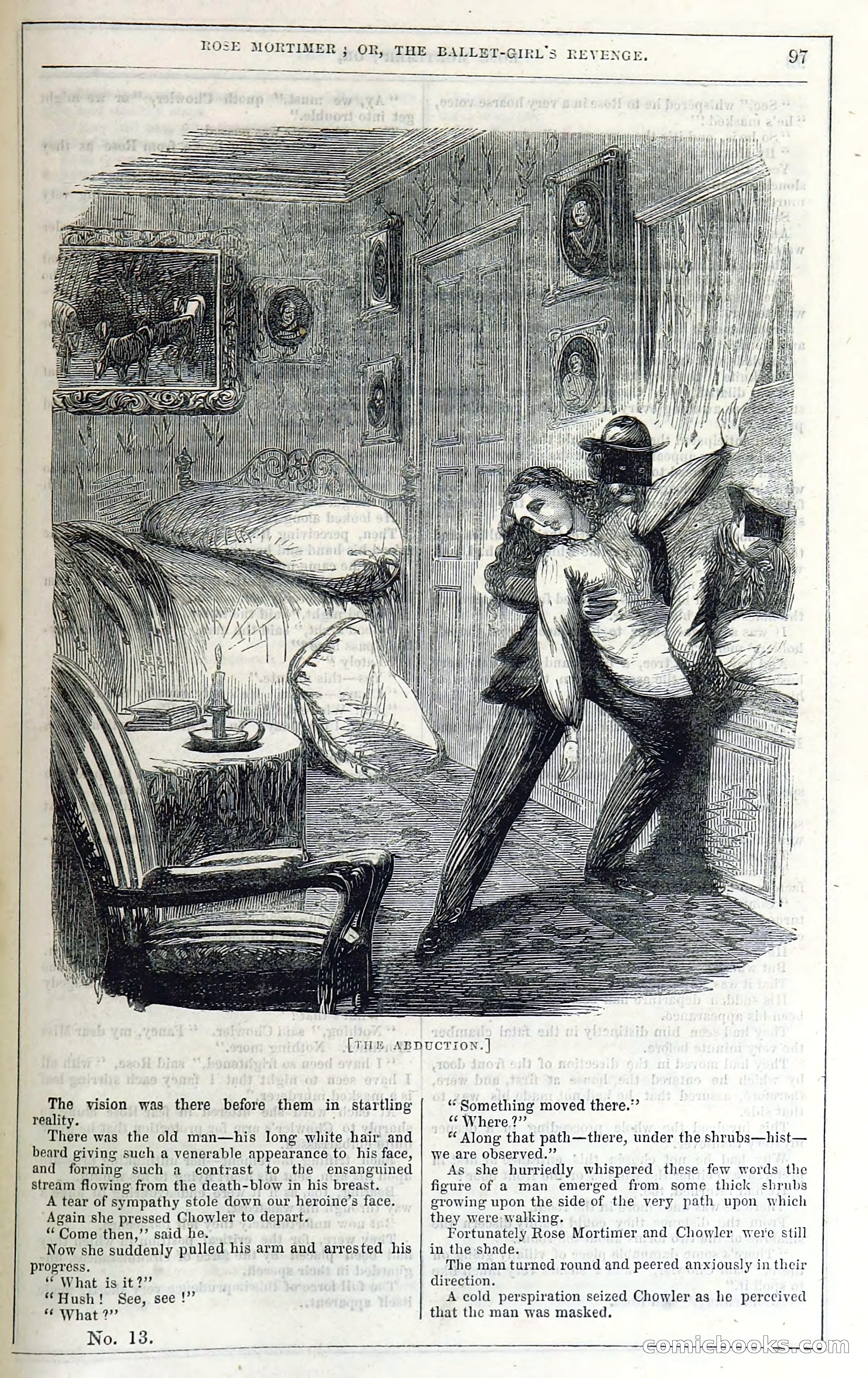 Rose Mortimer; Or, The Ballet-Girl's Revenge — page 103: Penny Dreadfuls, 1865