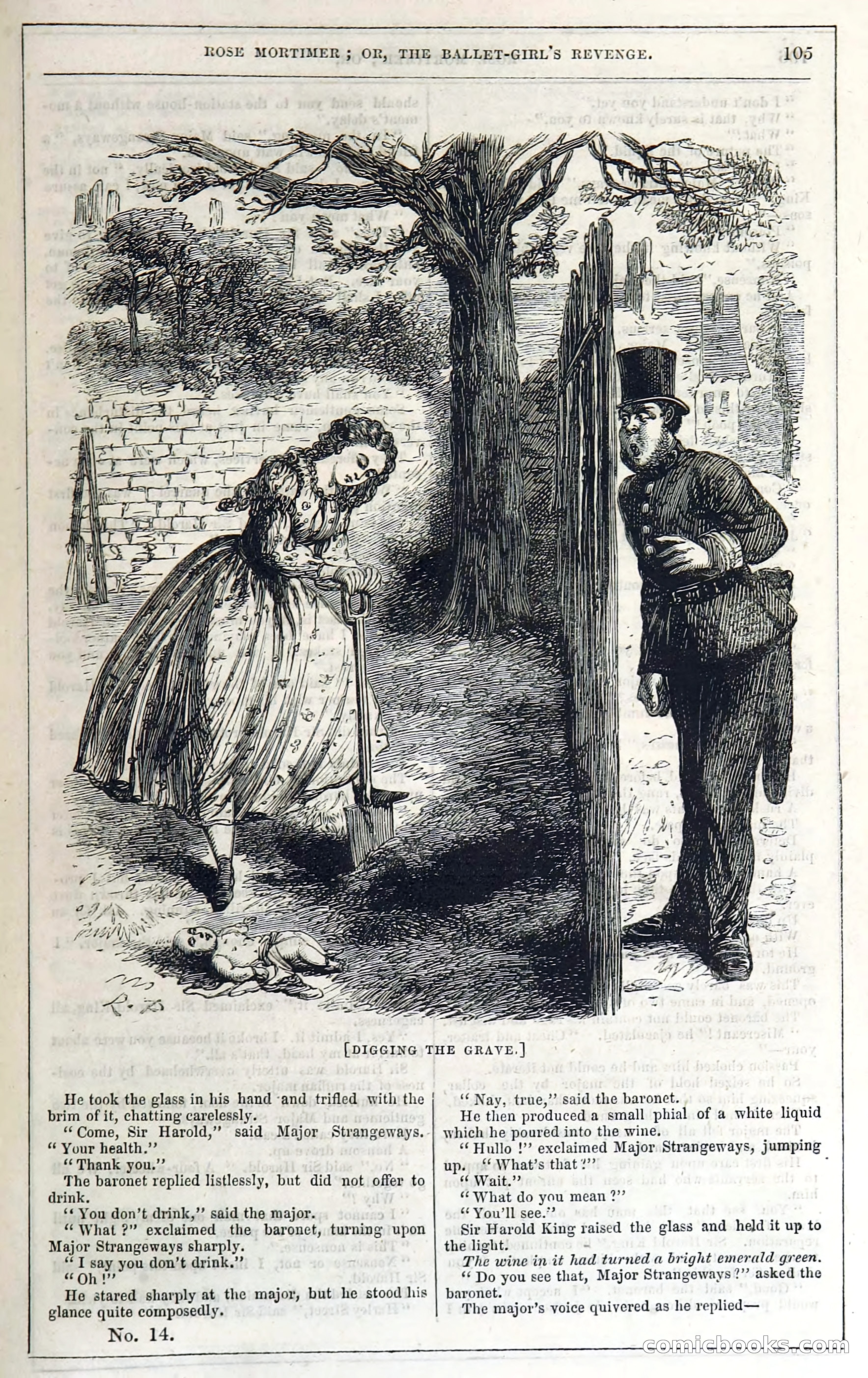 Rose Mortimer; Or, The Ballet-Girl's Revenge — page 111: Penny Dreadfuls, 1865