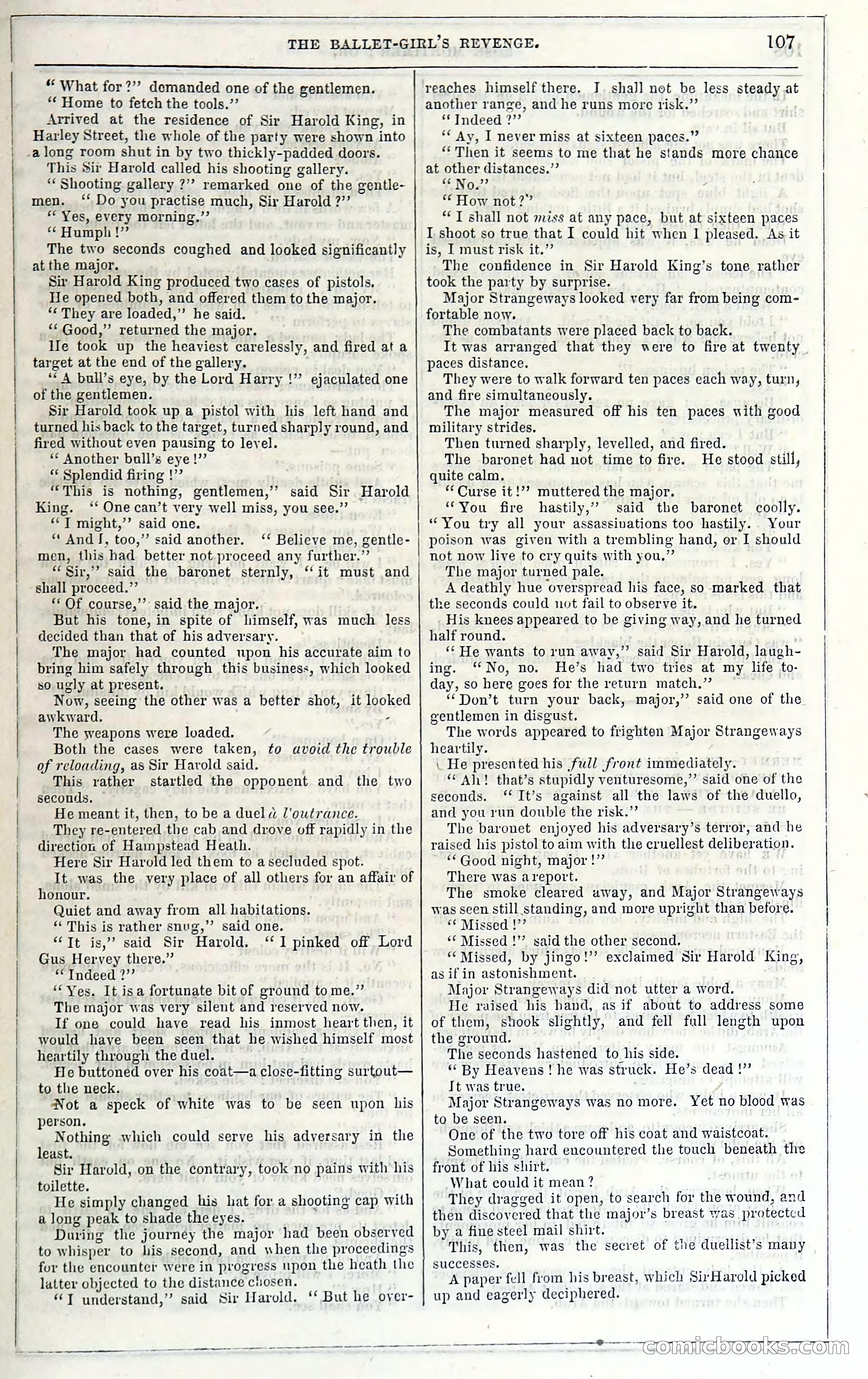 Rose Mortimer; Or, The Ballet-Girl's Revenge — page 113: Penny Dreadfuls, 1865