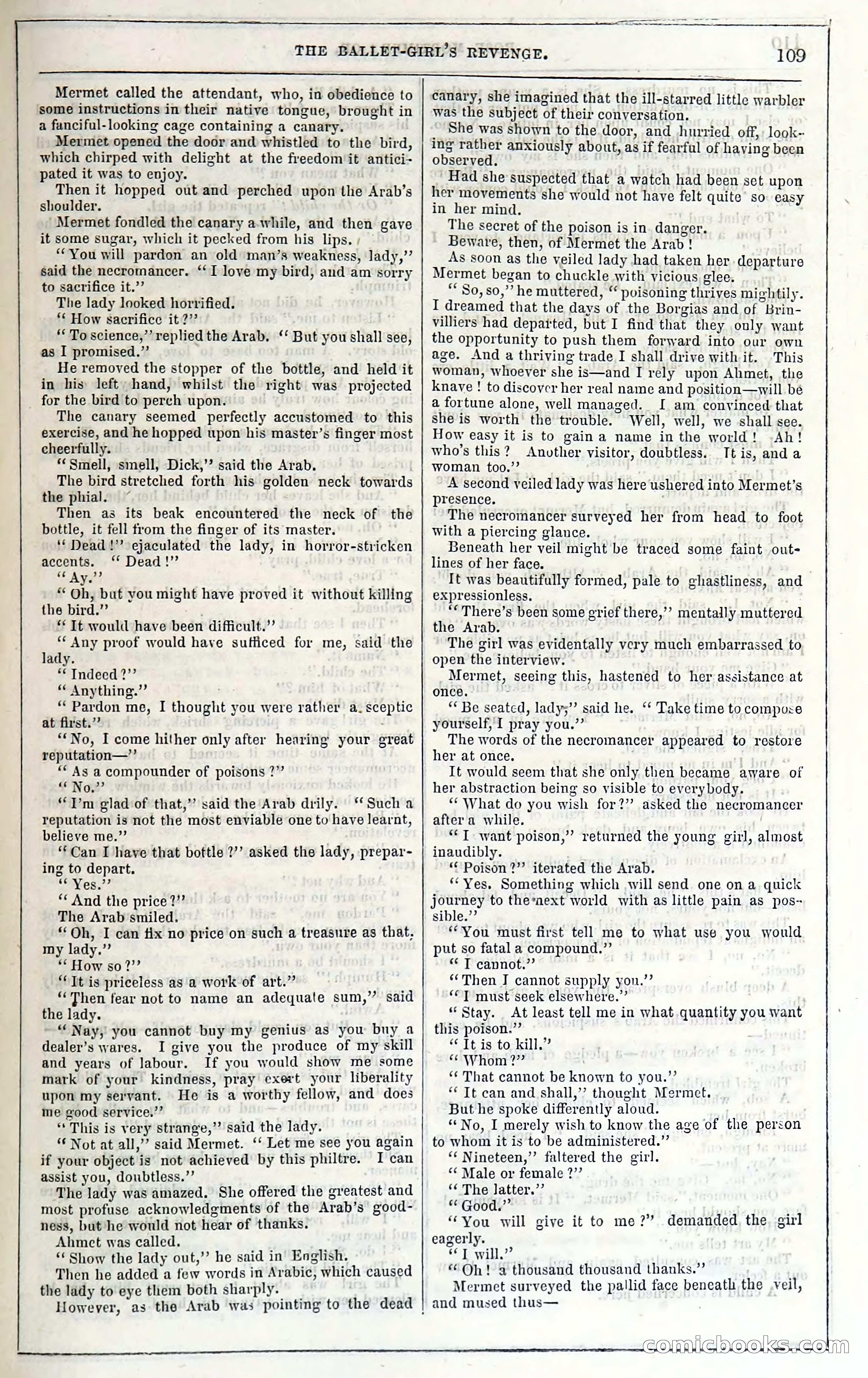 Rose Mortimer; Or, The Ballet-Girl's Revenge — page 115: Penny Dreadfuls, 1865