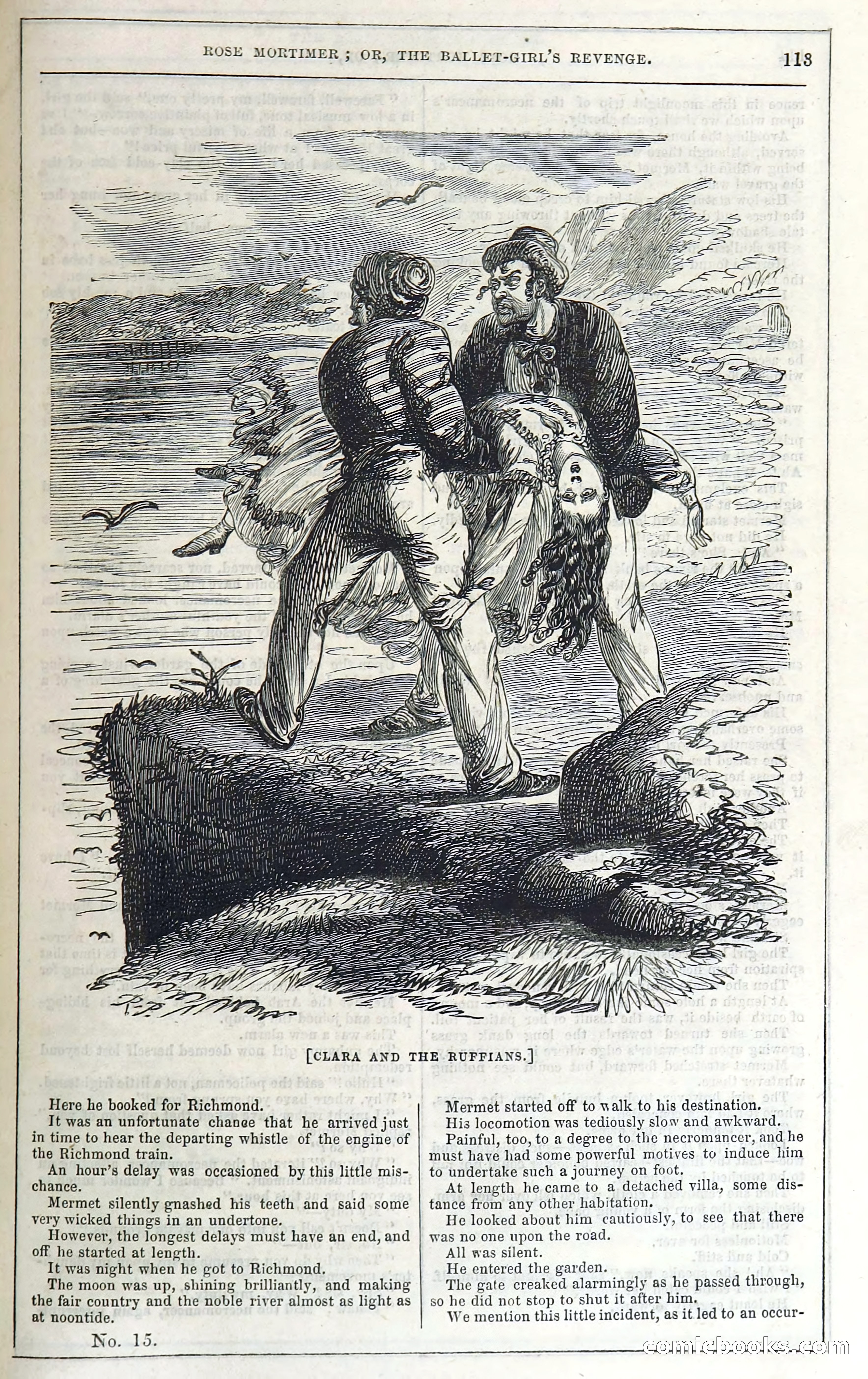 Rose Mortimer; Or, The Ballet-Girl's Revenge — page 119: Penny Dreadfuls, 1865