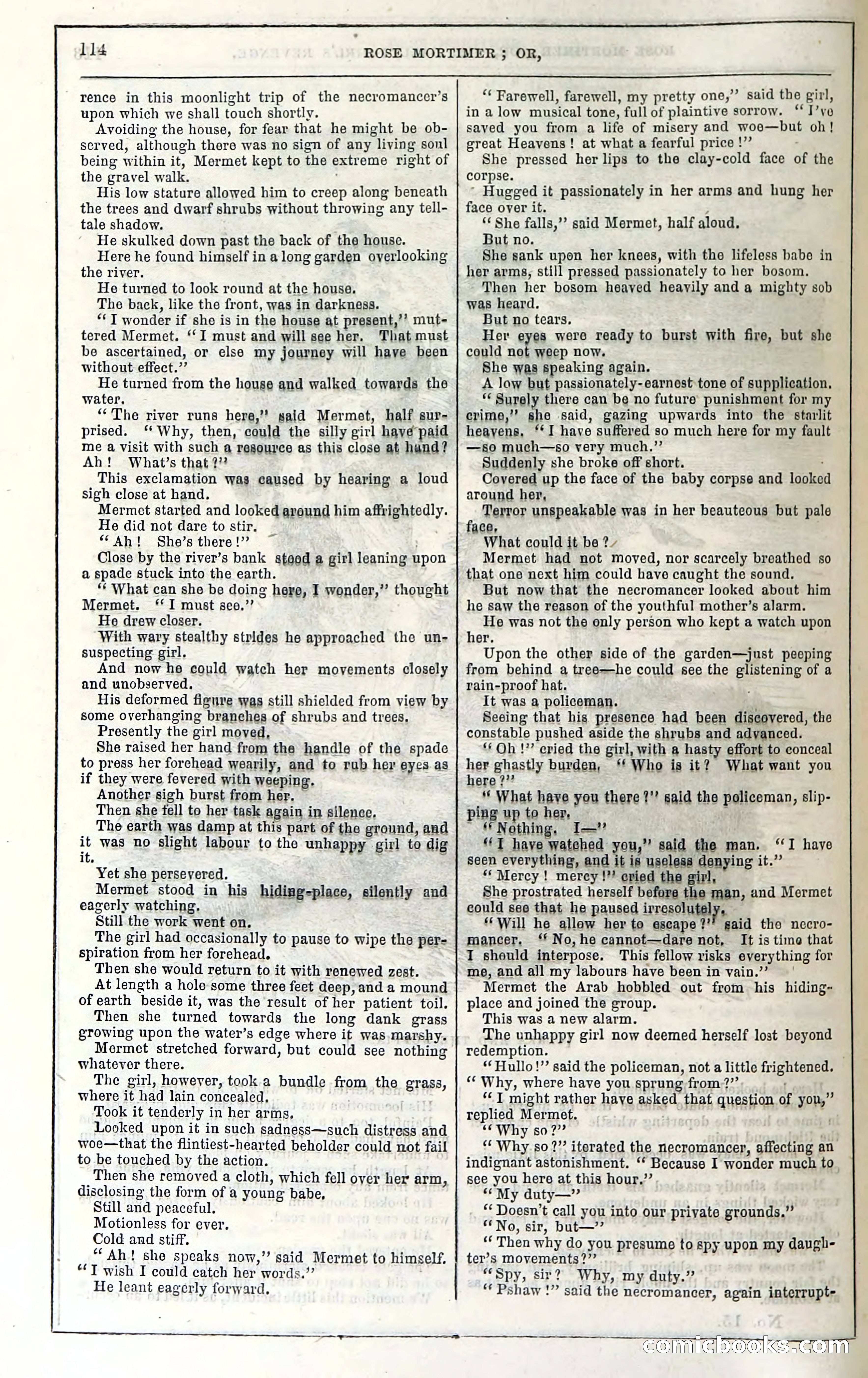 Rose Mortimer; Or, The Ballet-Girl's Revenge — page 120: Penny Dreadfuls, 1865