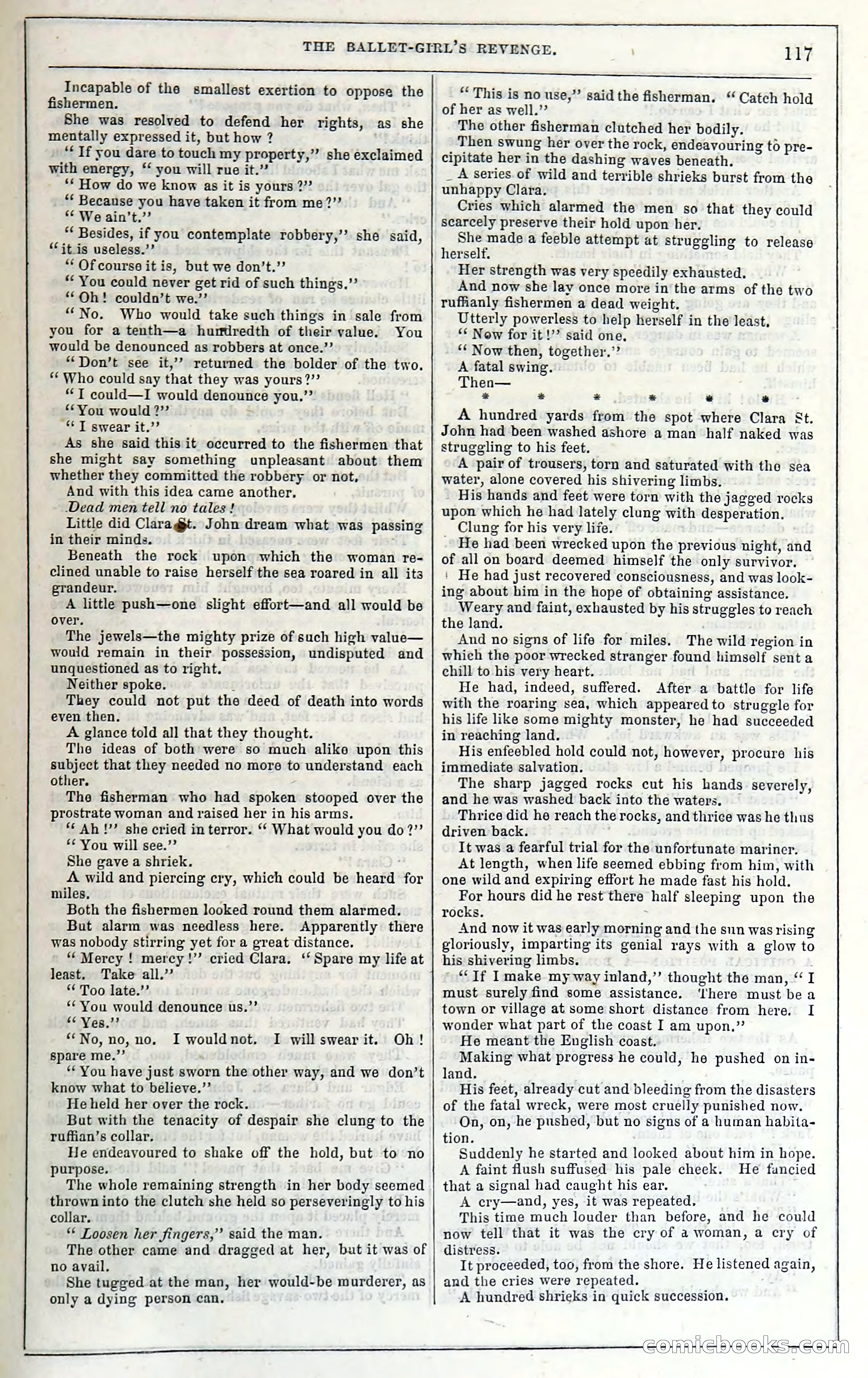 Rose Mortimer; Or, The Ballet-Girl's Revenge — page 123: Penny Dreadfuls, 1865
