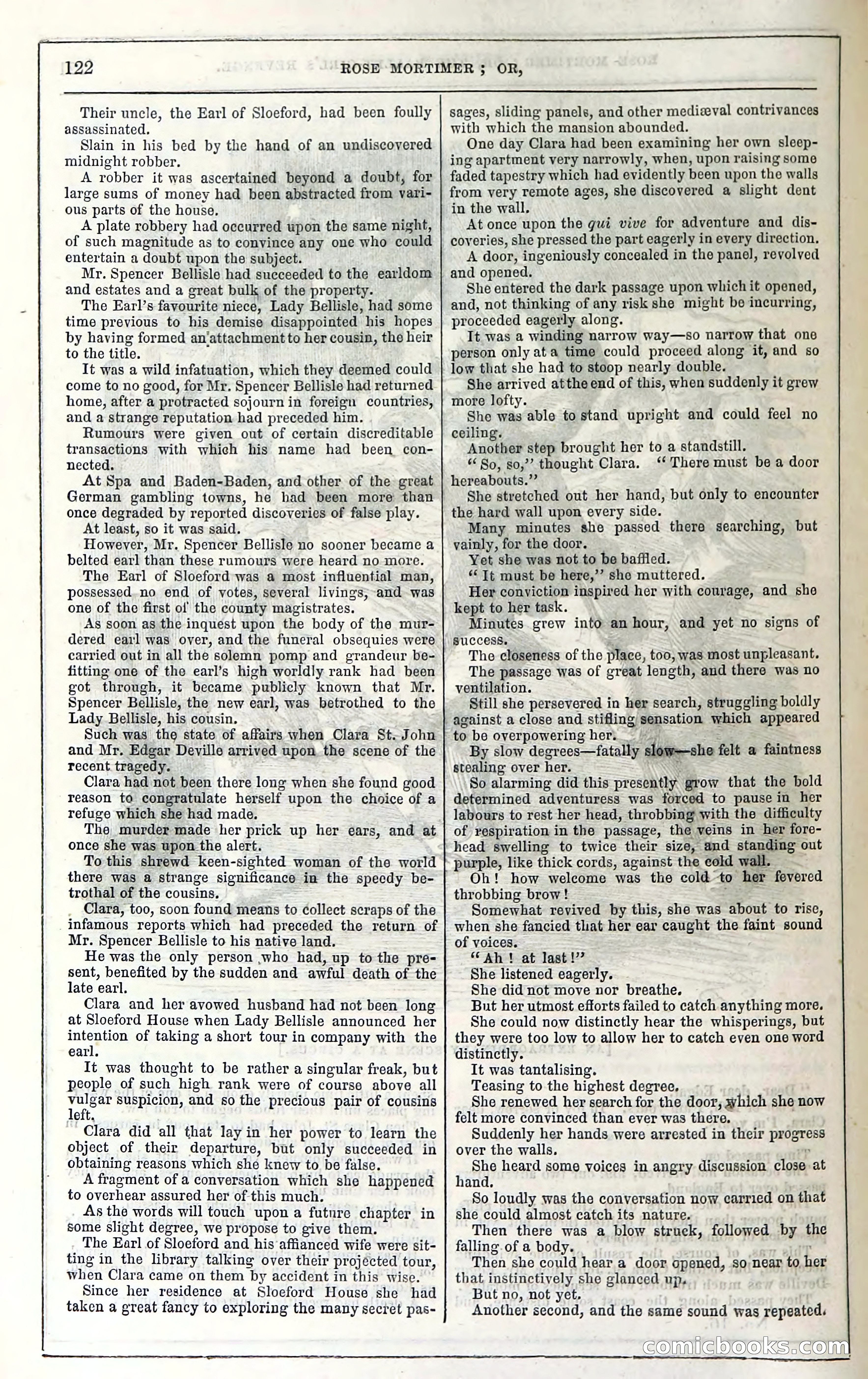 Rose Mortimer; Or, The Ballet-Girl's Revenge — page 128: Penny Dreadfuls, 1865