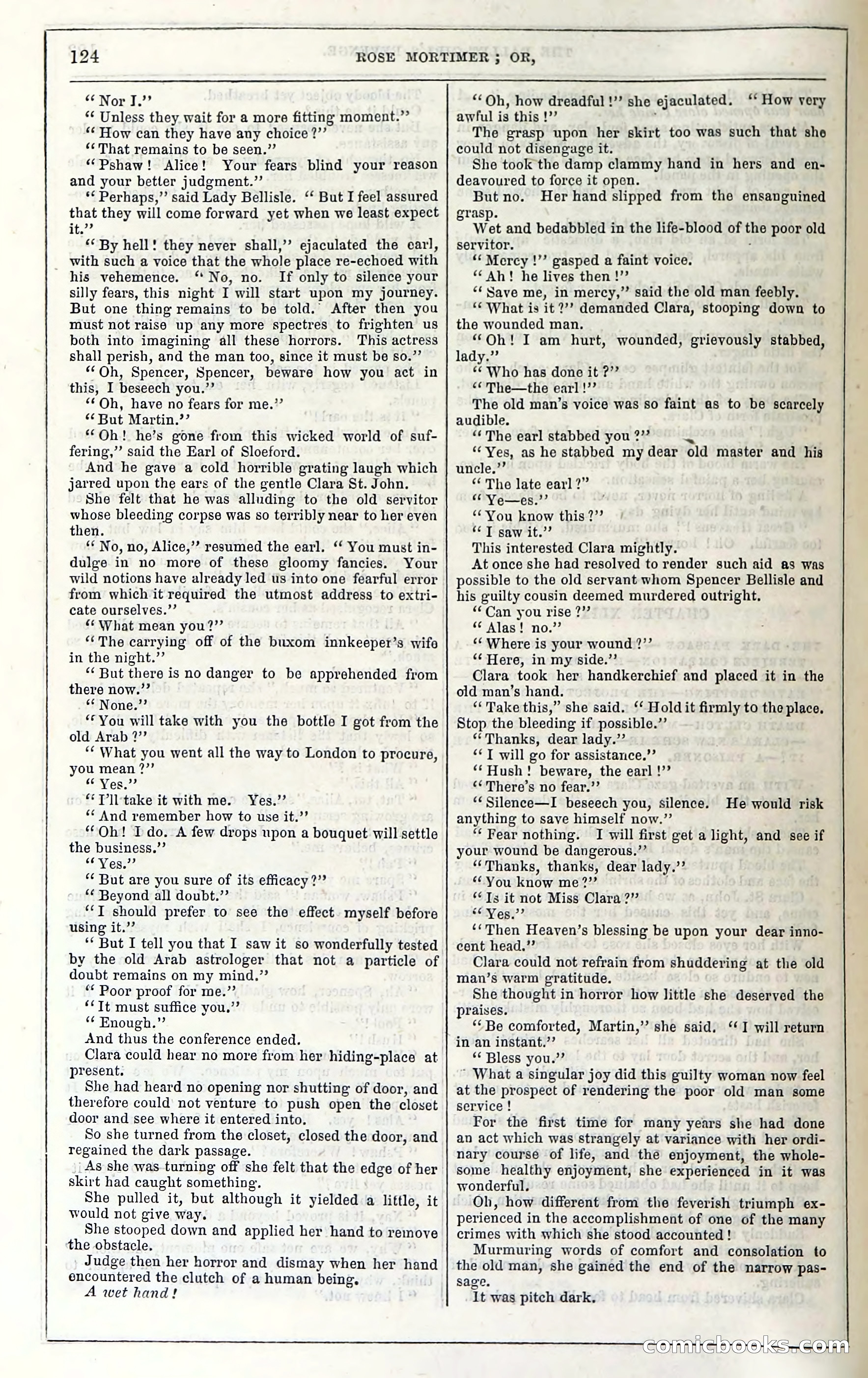 Rose Mortimer; Or, The Ballet-Girl's Revenge — page 130: Penny Dreadfuls, 1865
