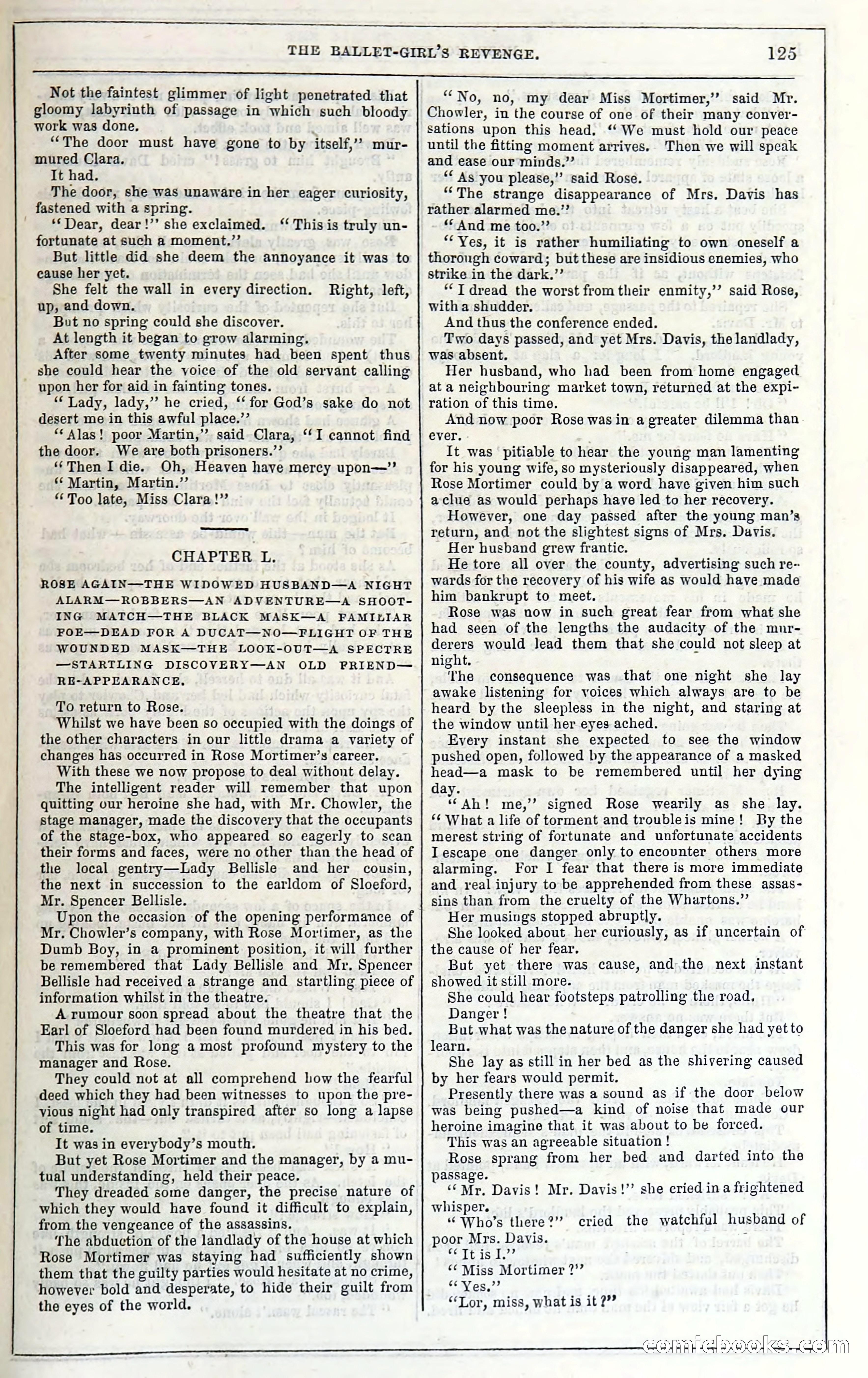 Rose Mortimer; Or, The Ballet-Girl's Revenge — page 131: Penny Dreadfuls, 1865