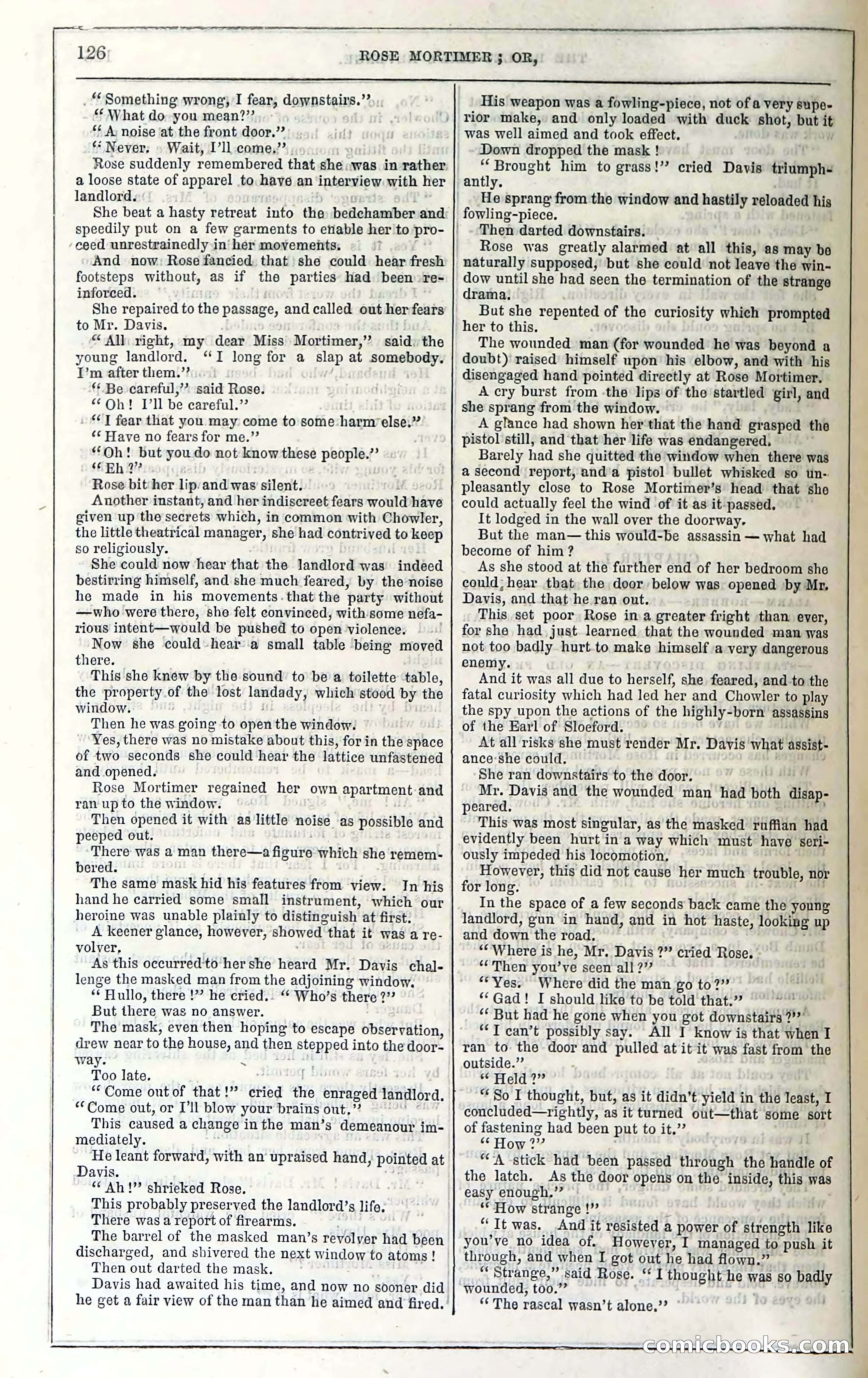 Rose Mortimer; Or, The Ballet-Girl's Revenge — page 132: Penny Dreadfuls, 1865