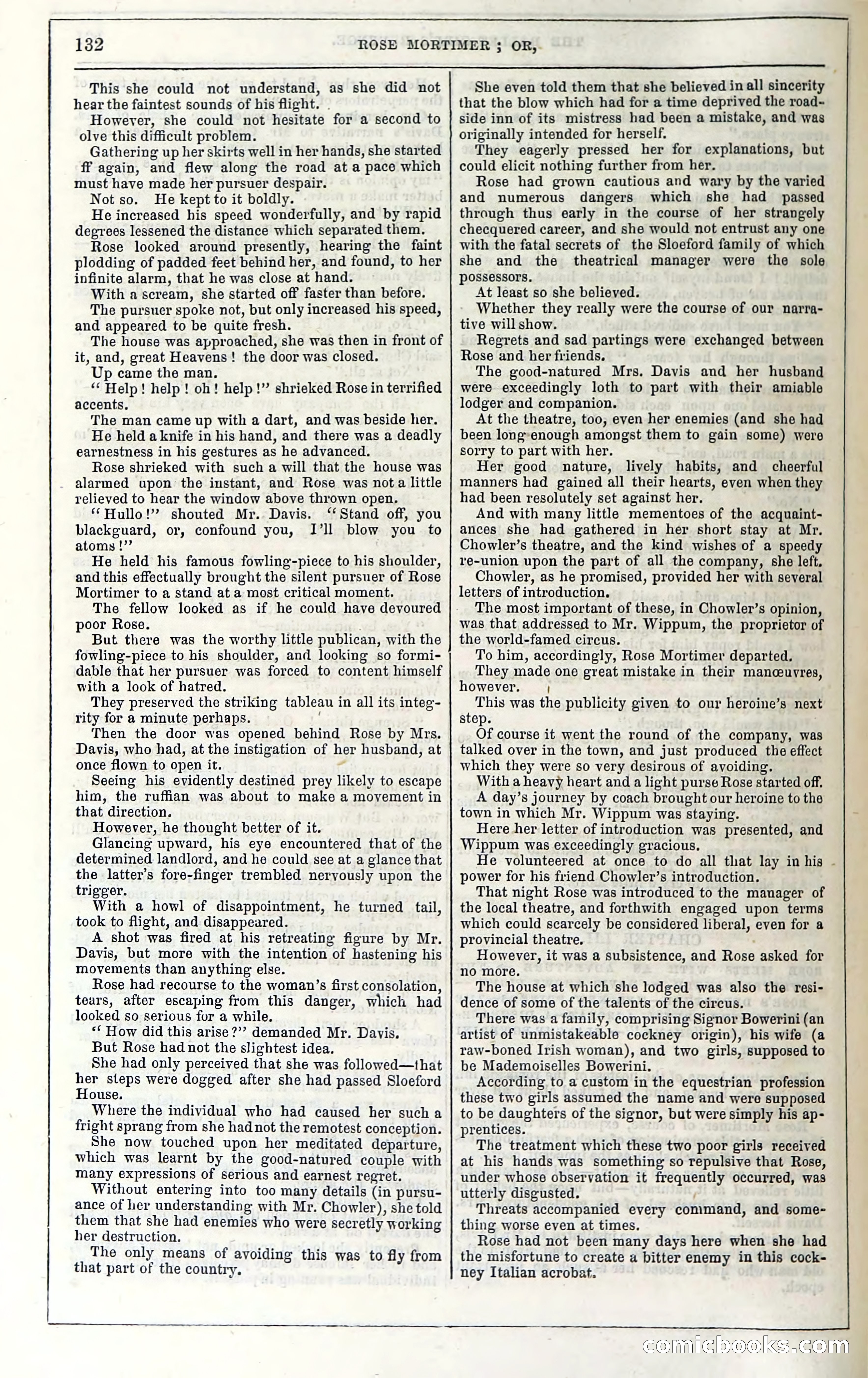 Rose Mortimer; Or, The Ballet-Girl's Revenge — page 138: Penny Dreadfuls, 1865