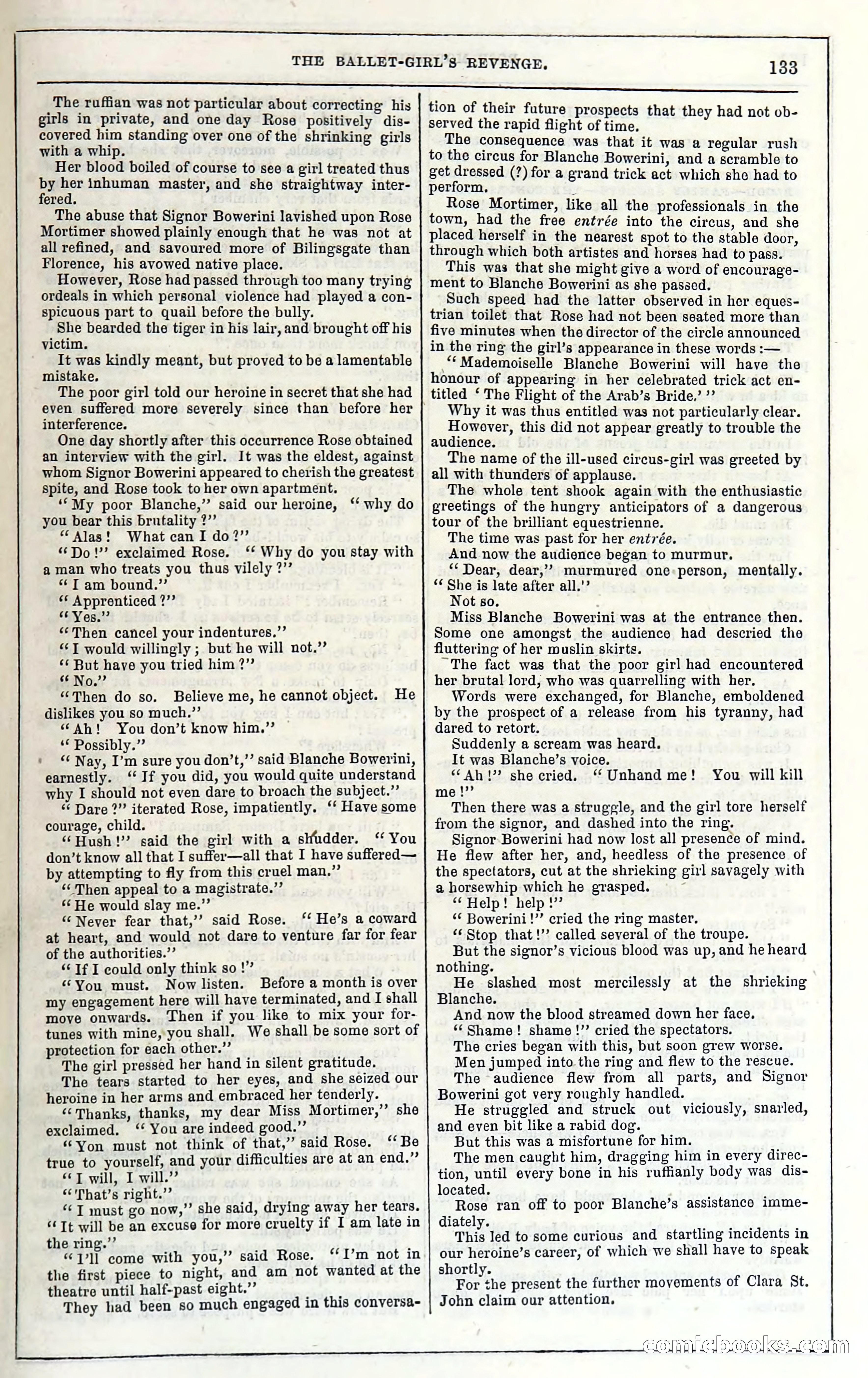Rose Mortimer; Or, The Ballet-Girl's Revenge — page 139: Penny Dreadfuls, 1865
