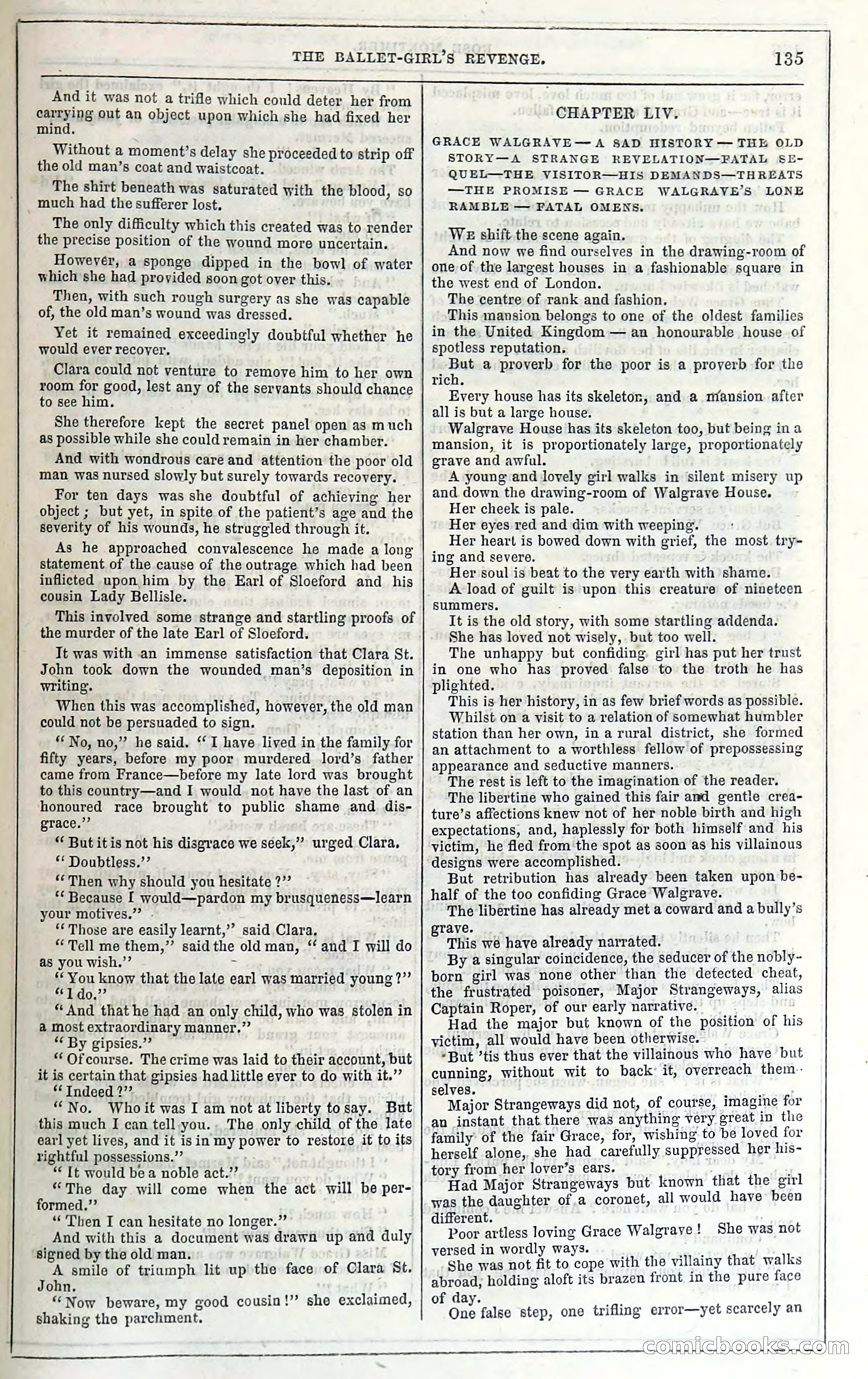 Rose Mortimer; Or, The Ballet-Girl's Revenge — page 141: Penny Dreadfuls, 1865