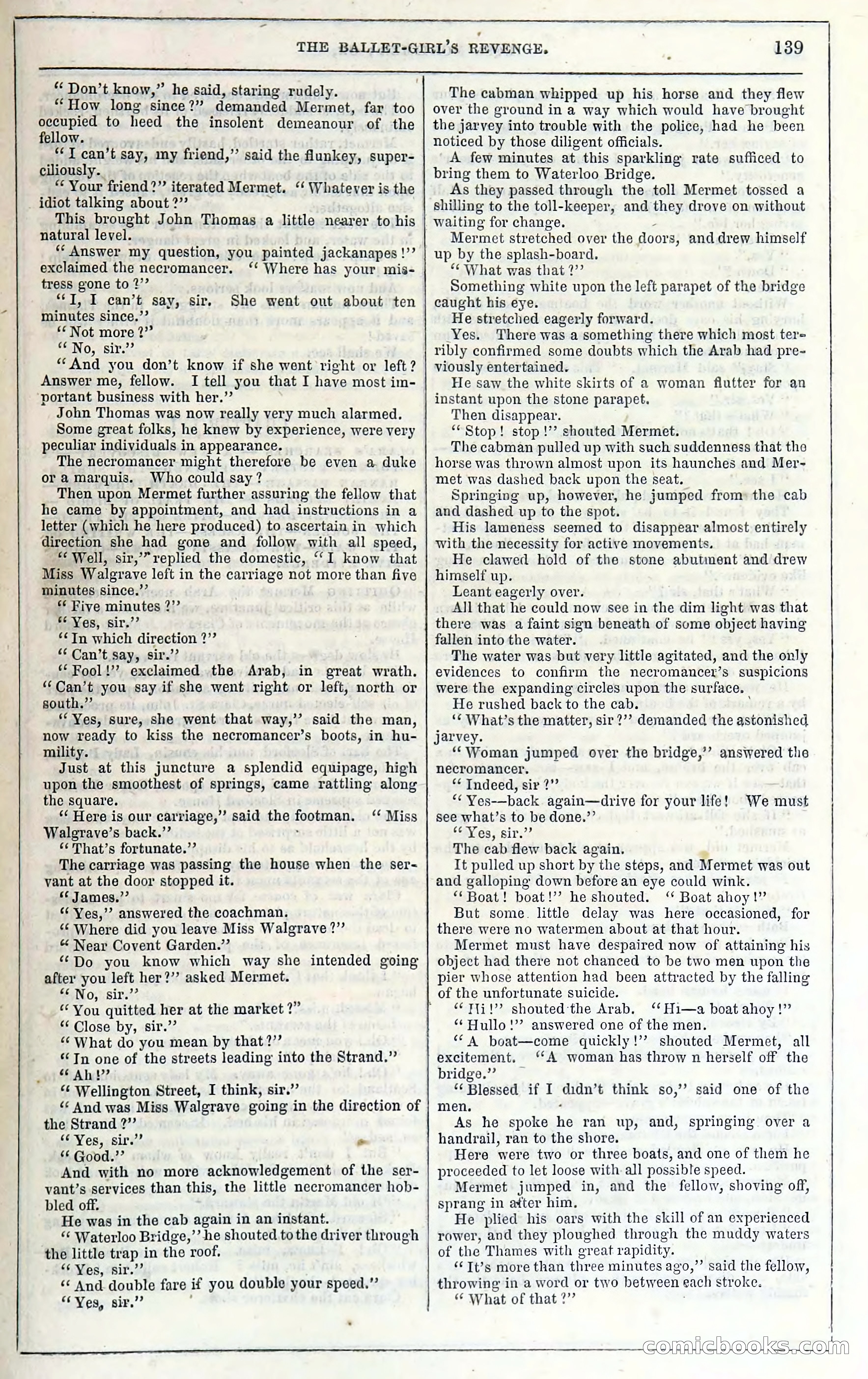 Rose Mortimer; Or, The Ballet-Girl's Revenge — page 145: Penny Dreadfuls, 1865