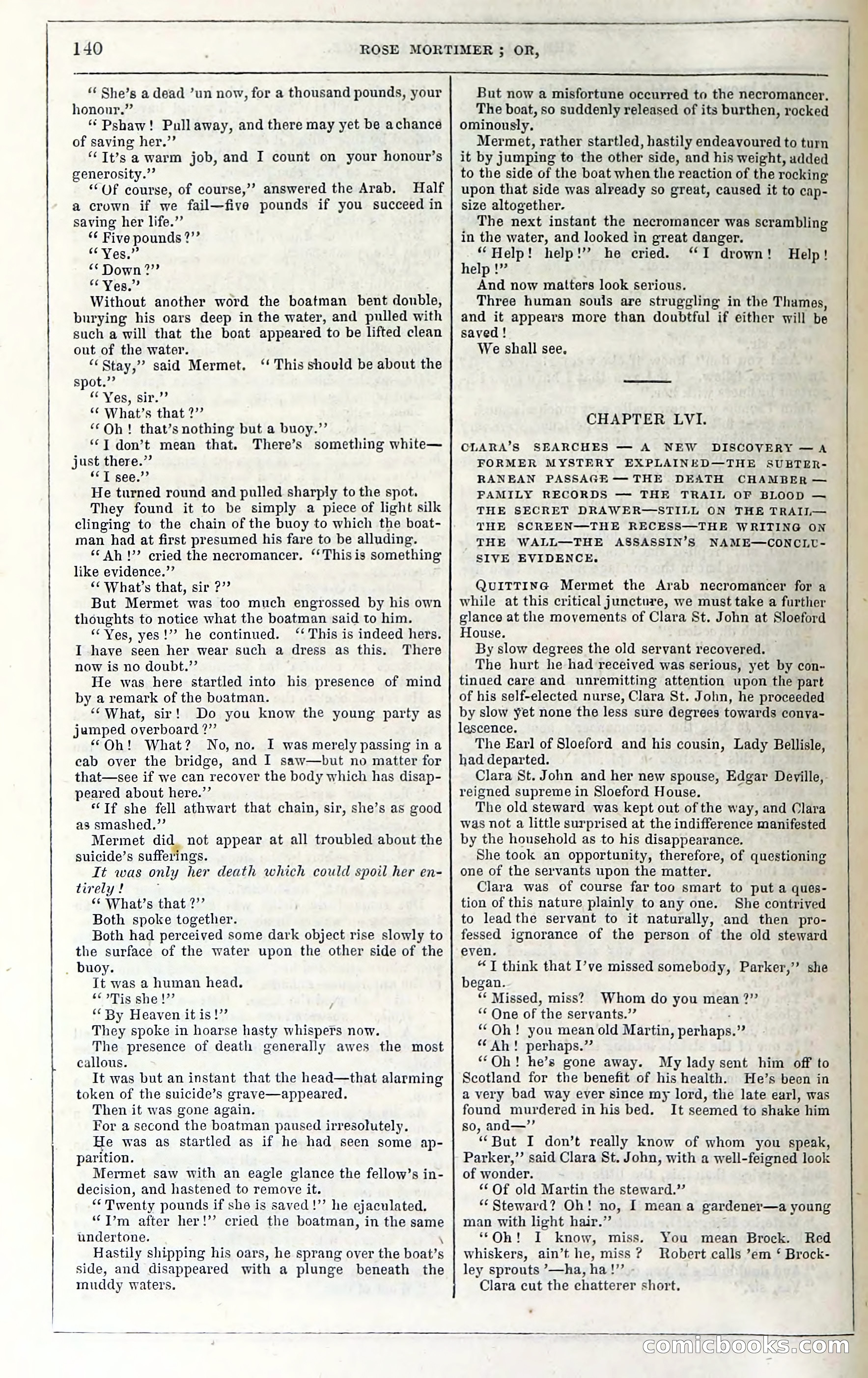 Rose Mortimer; Or, The Ballet-Girl's Revenge — page 146: Penny Dreadfuls, 1865