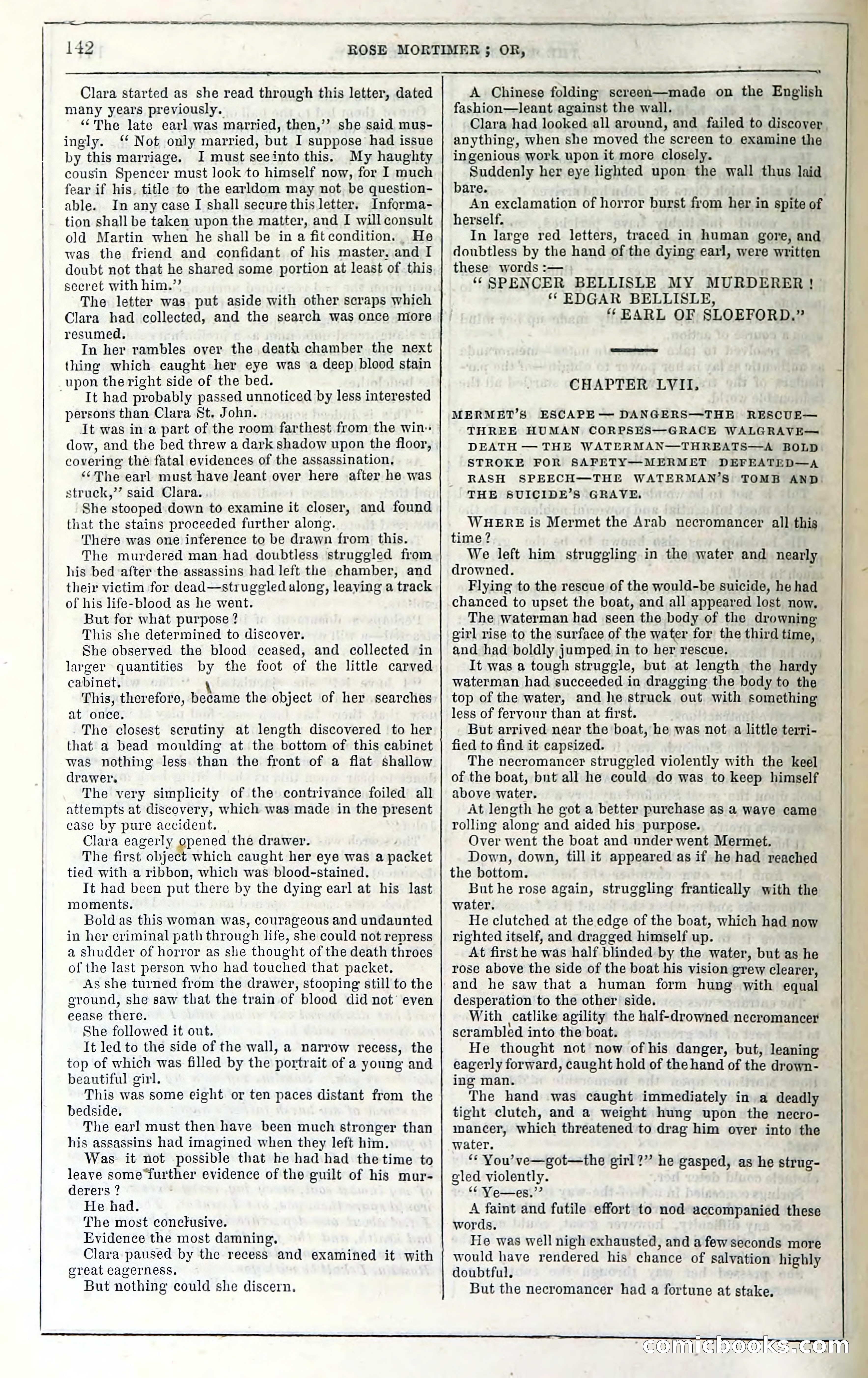 Rose Mortimer; Or, The Ballet-Girl's Revenge — page 148: Penny Dreadfuls, 1865