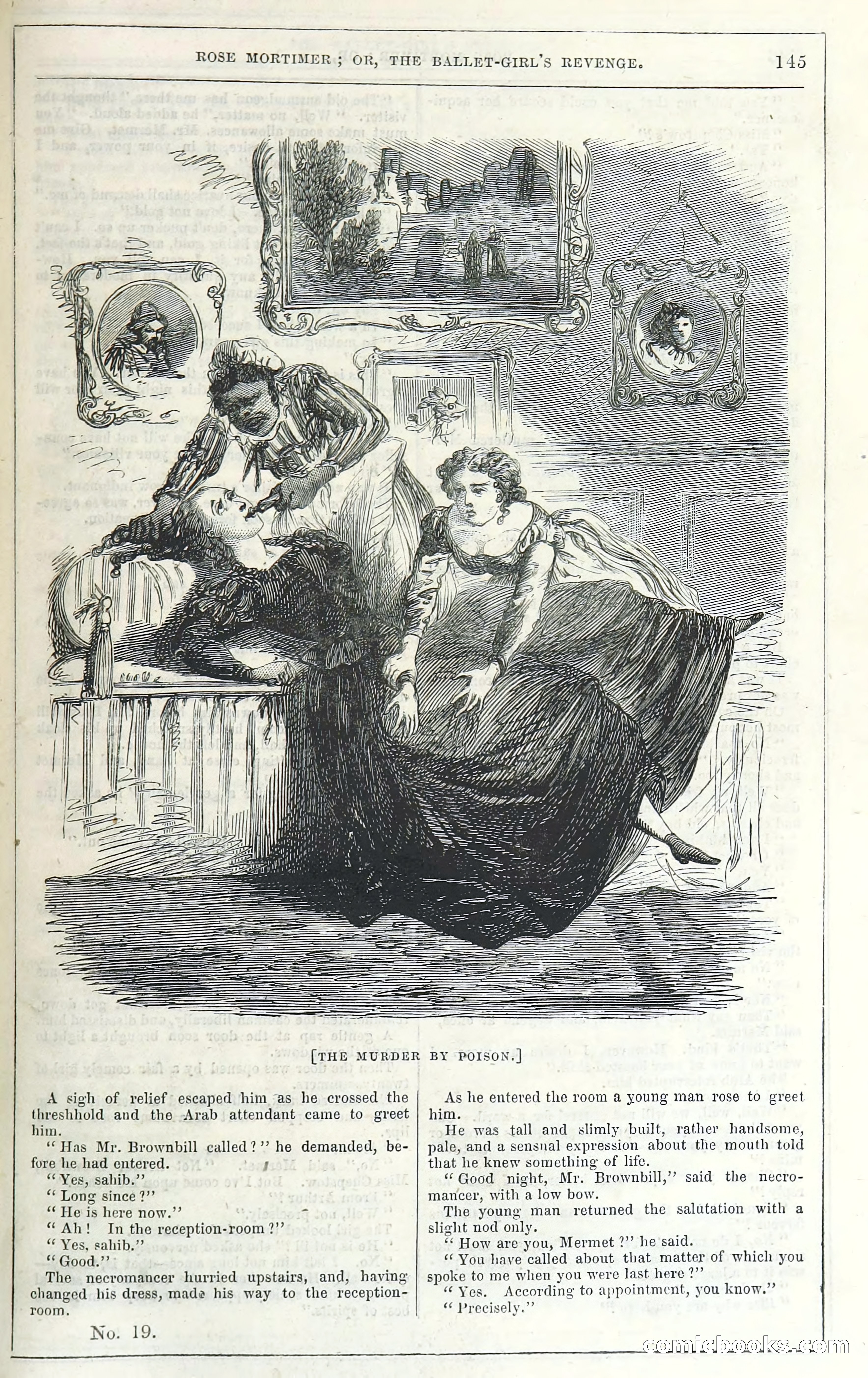 Rose Mortimer; Or, The Ballet-Girl's Revenge — page 151: Penny Dreadfuls, 1865